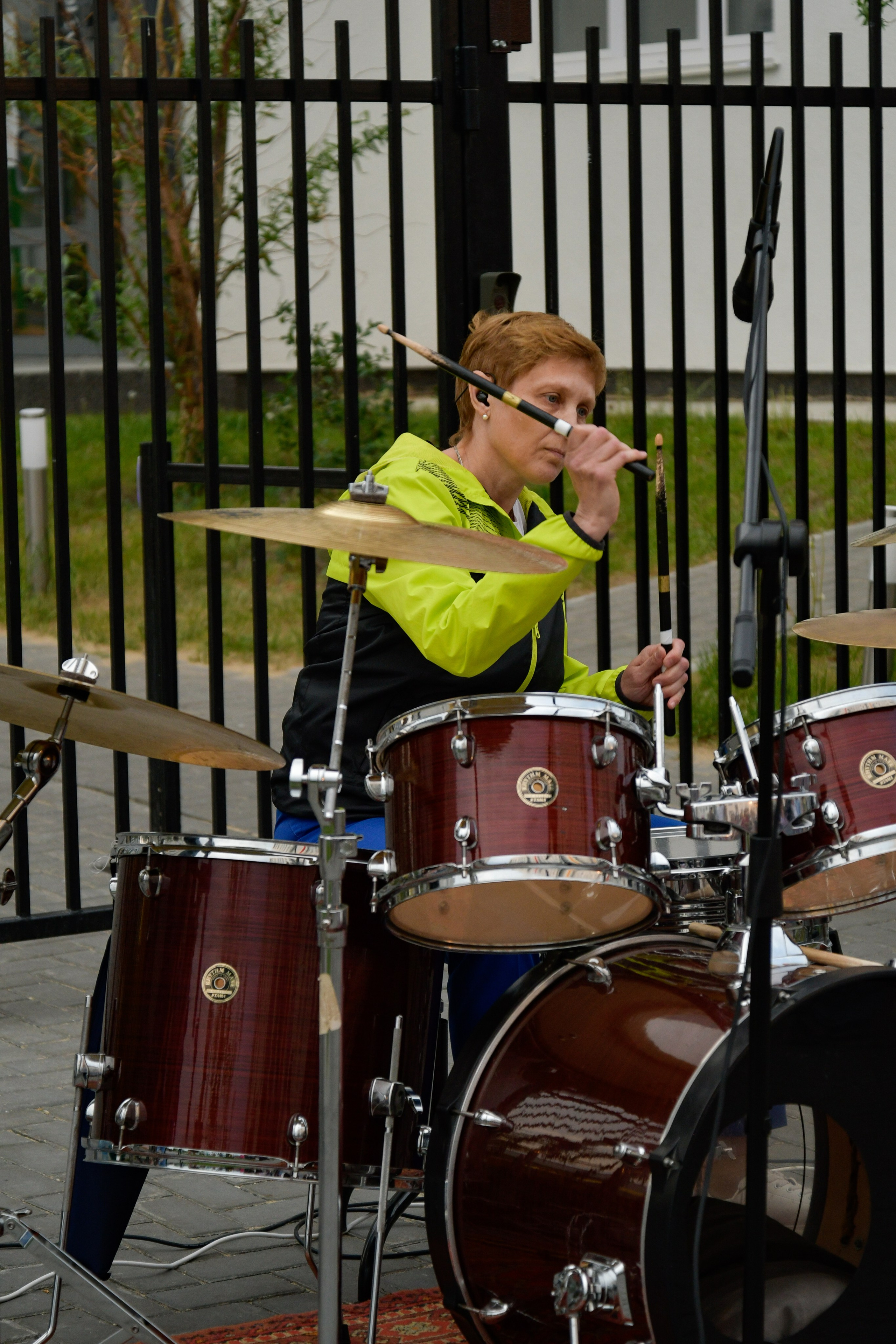 Концерт школы барабанов в соседском центре. Фотографы в Тюмени Андрей и Лидия Войвод
