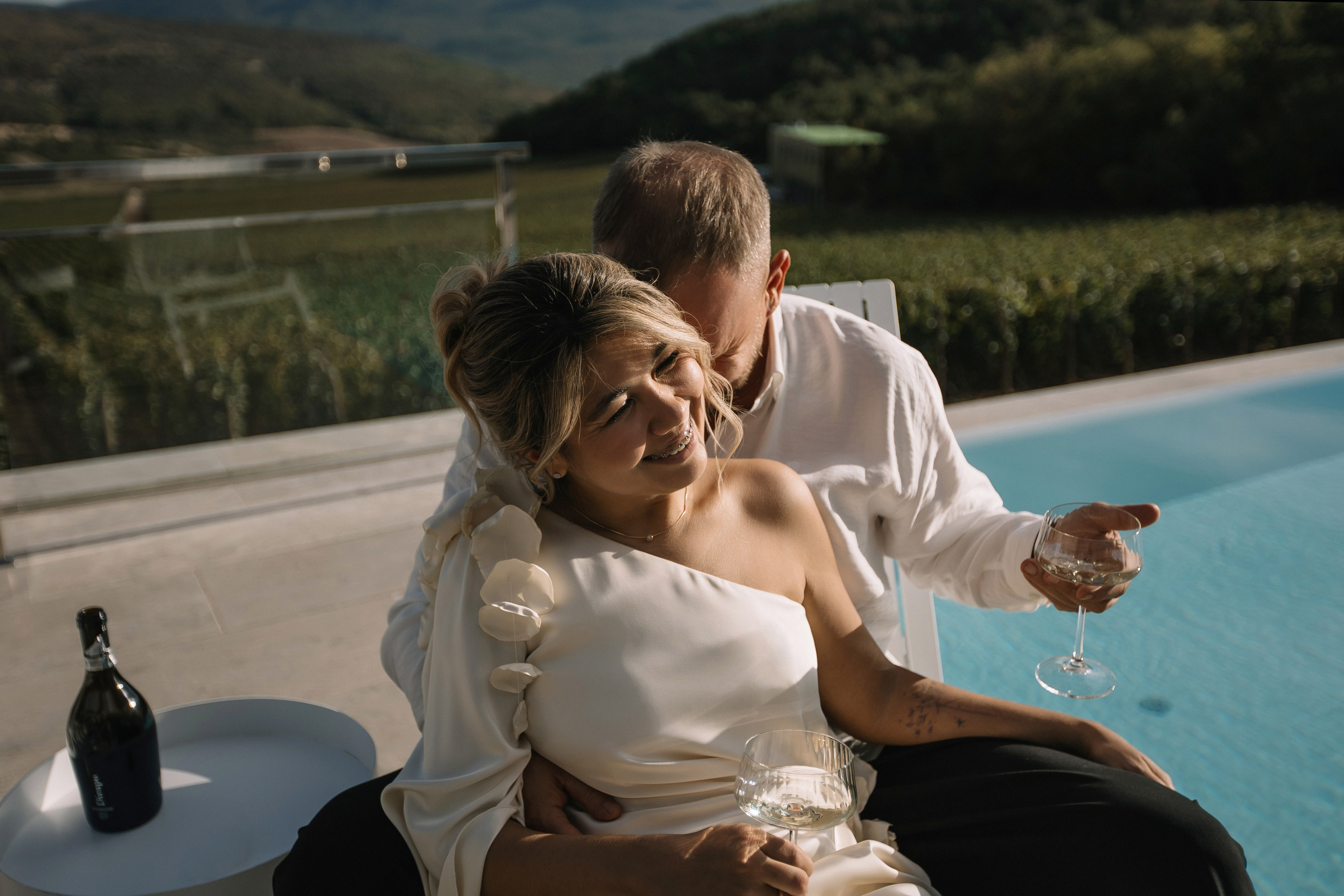 Александр и Гузель. Свадьба для двоих. Винодельня AYA. Фотограф Анна Лейман. Севастополь