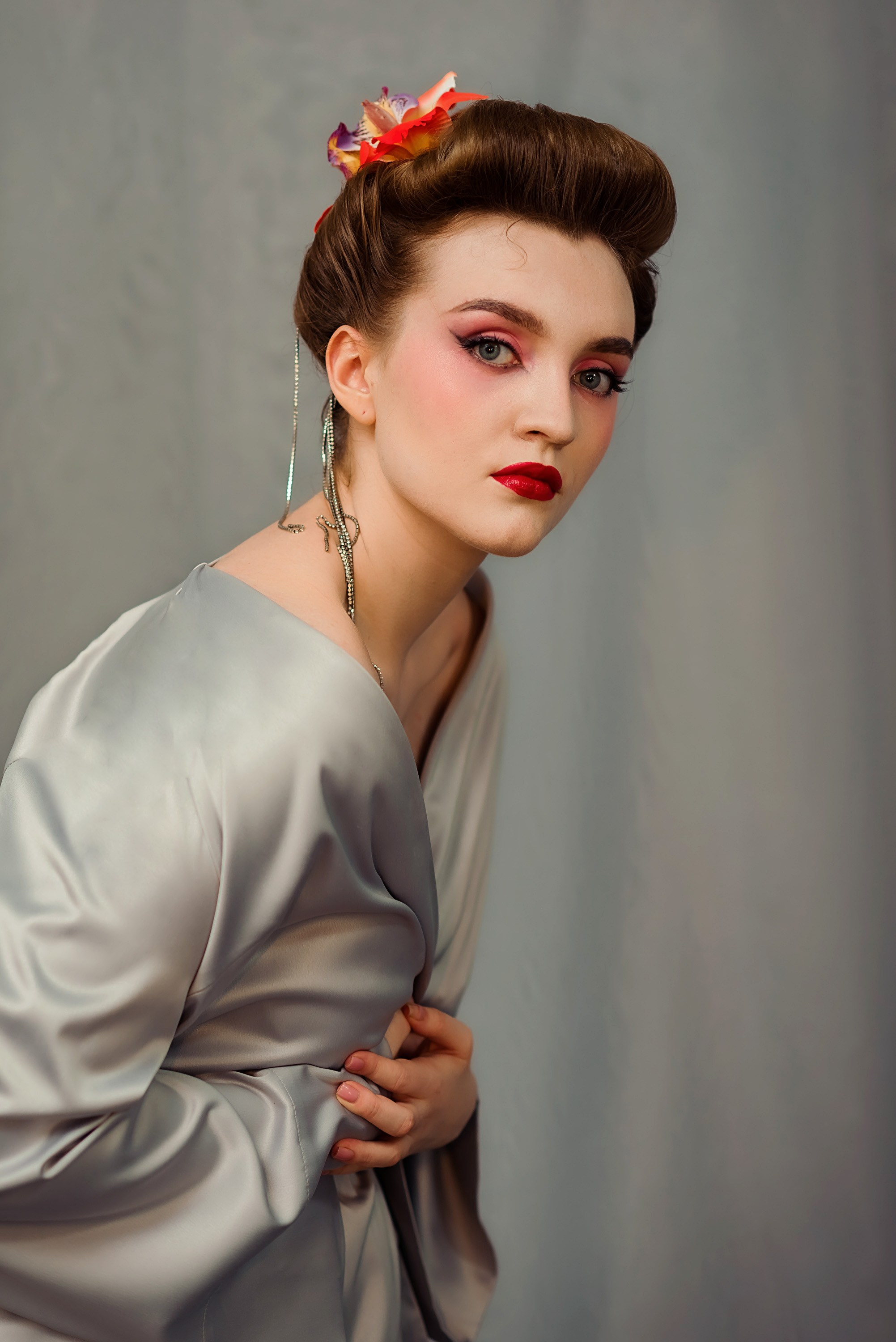 Съемка в стиле Гейша. Фотограф Тула творческие фотосессии недорого Ольга Ромашина