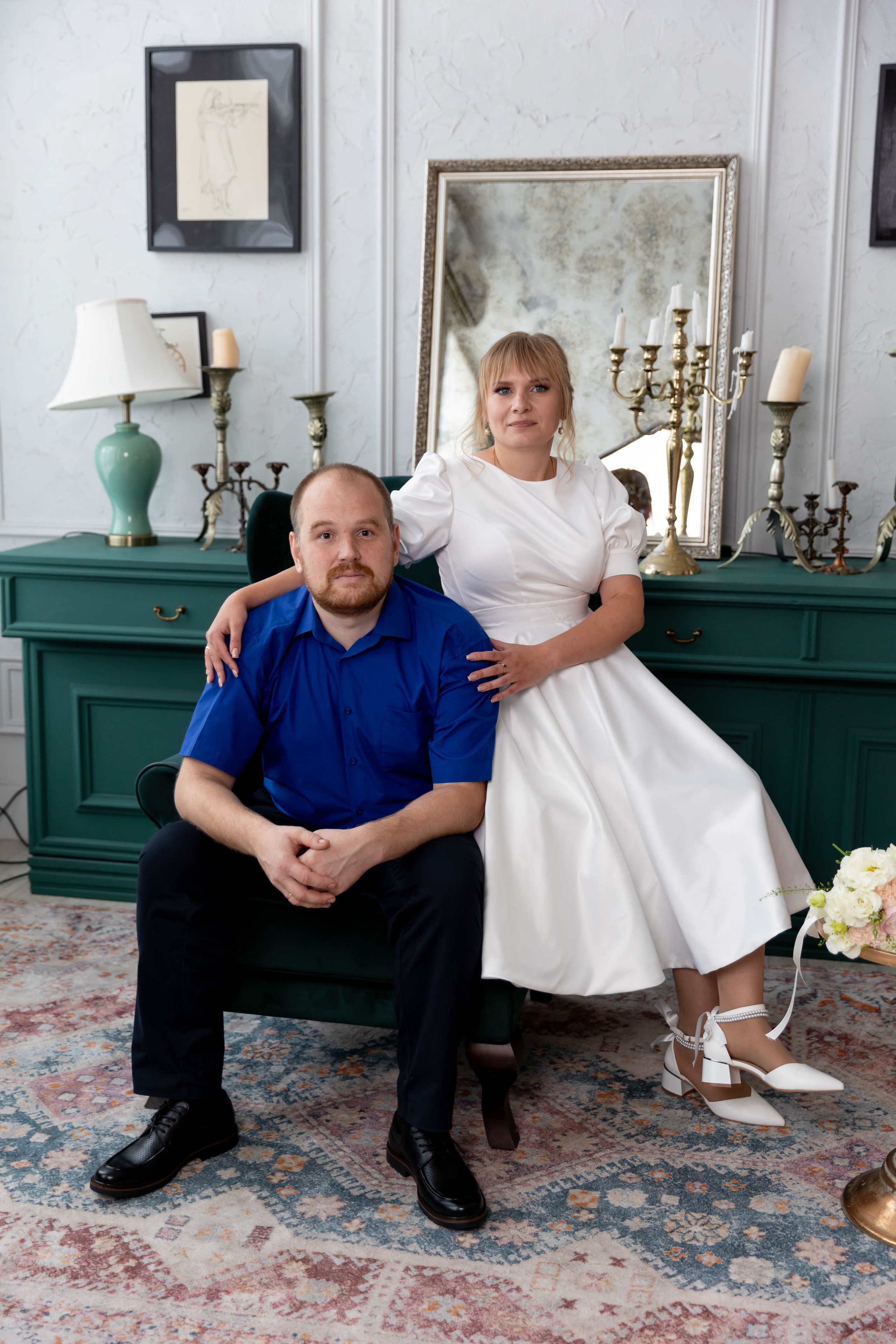 Светлана & Константин в фотостудии. Свадебный семейный фотограф Костырина Светлана
