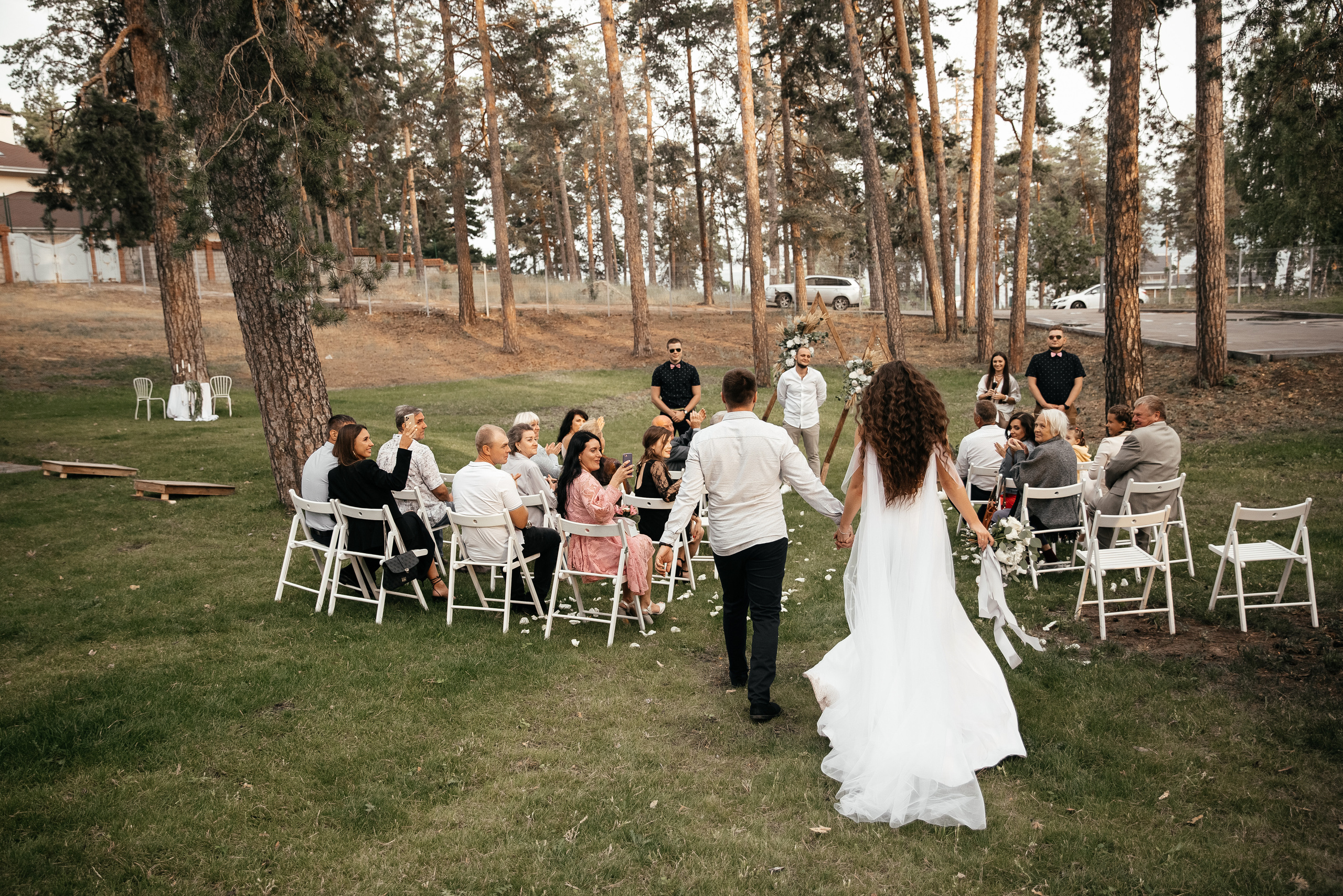 Свадьба на закате. Фотограф Елена Краснопевцева