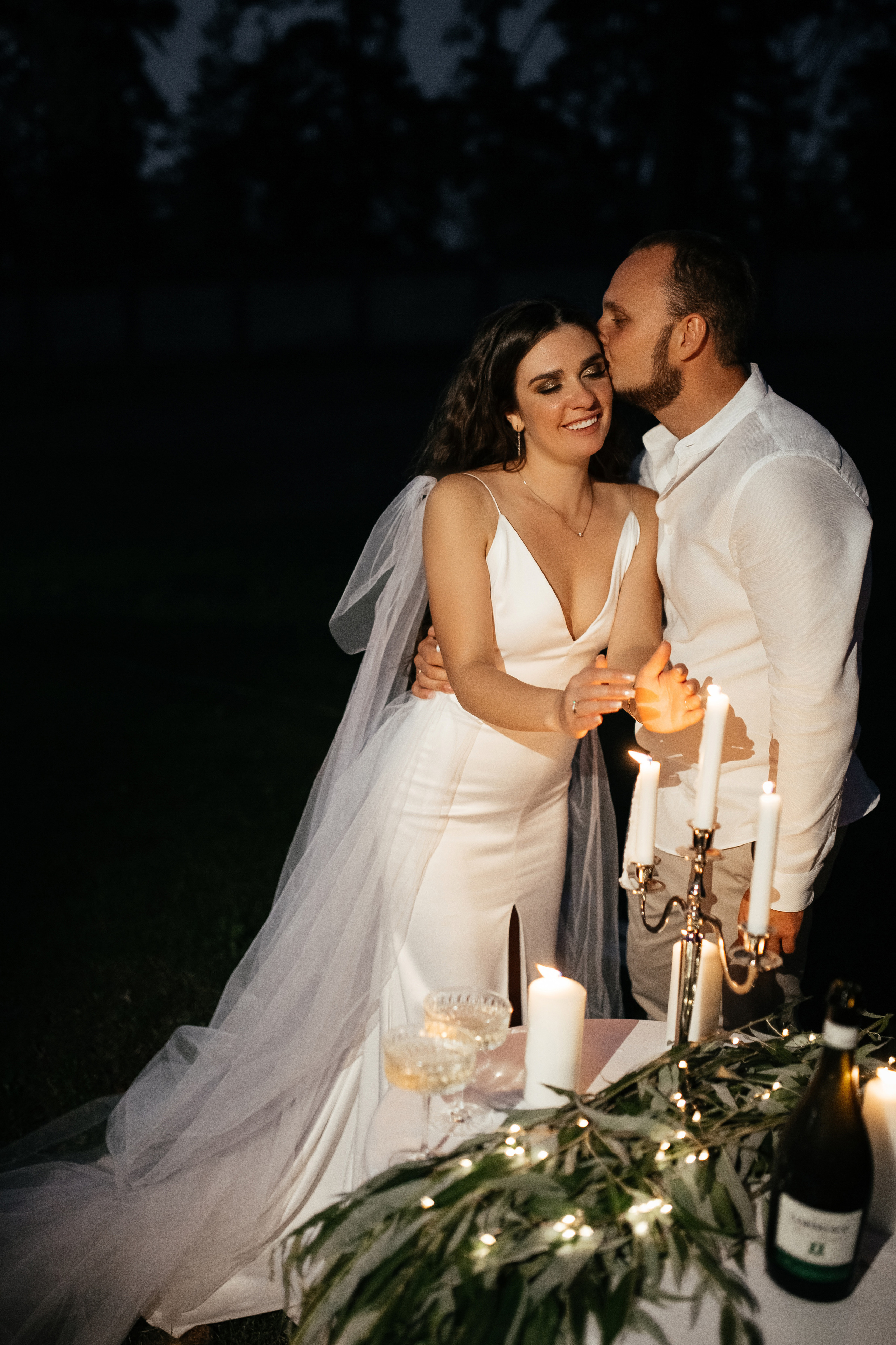 Свадьба на закате. Фотограф Елена Краснопевцева