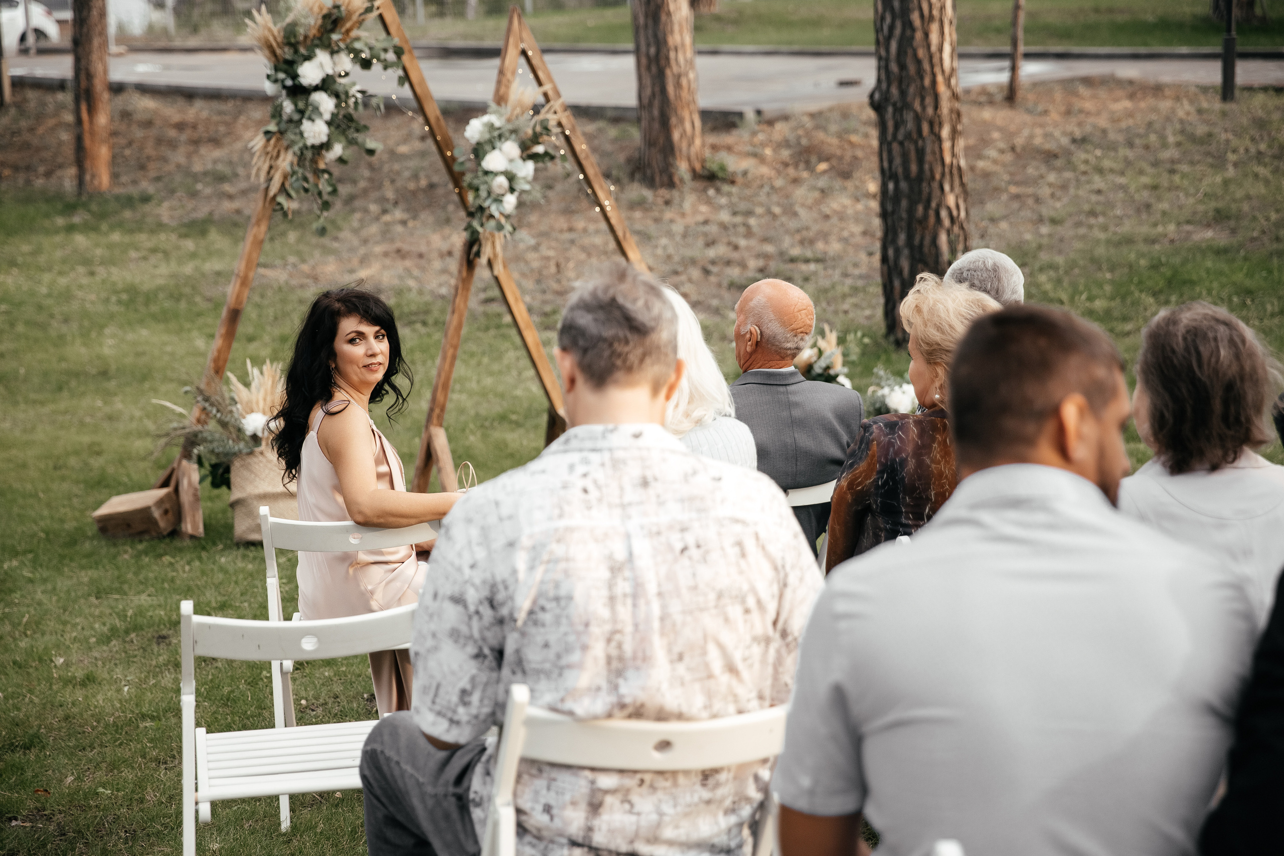 Свадьба на закате. Фотограф Елена Краснопевцева