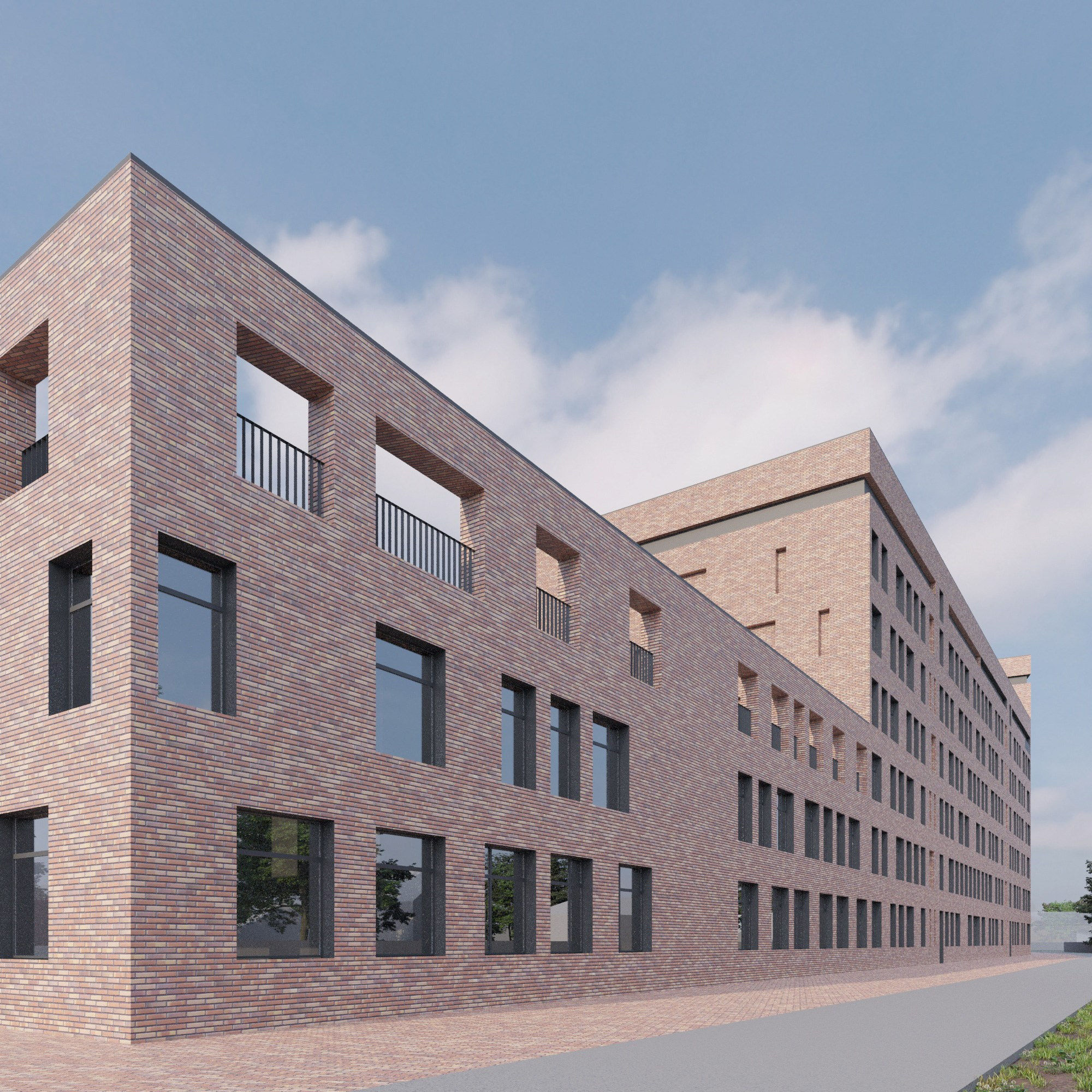 Многоквартирные дома / Dachnaya_GK Вариант 1. SAAS Селиванов Алексей Архитектурная Студия