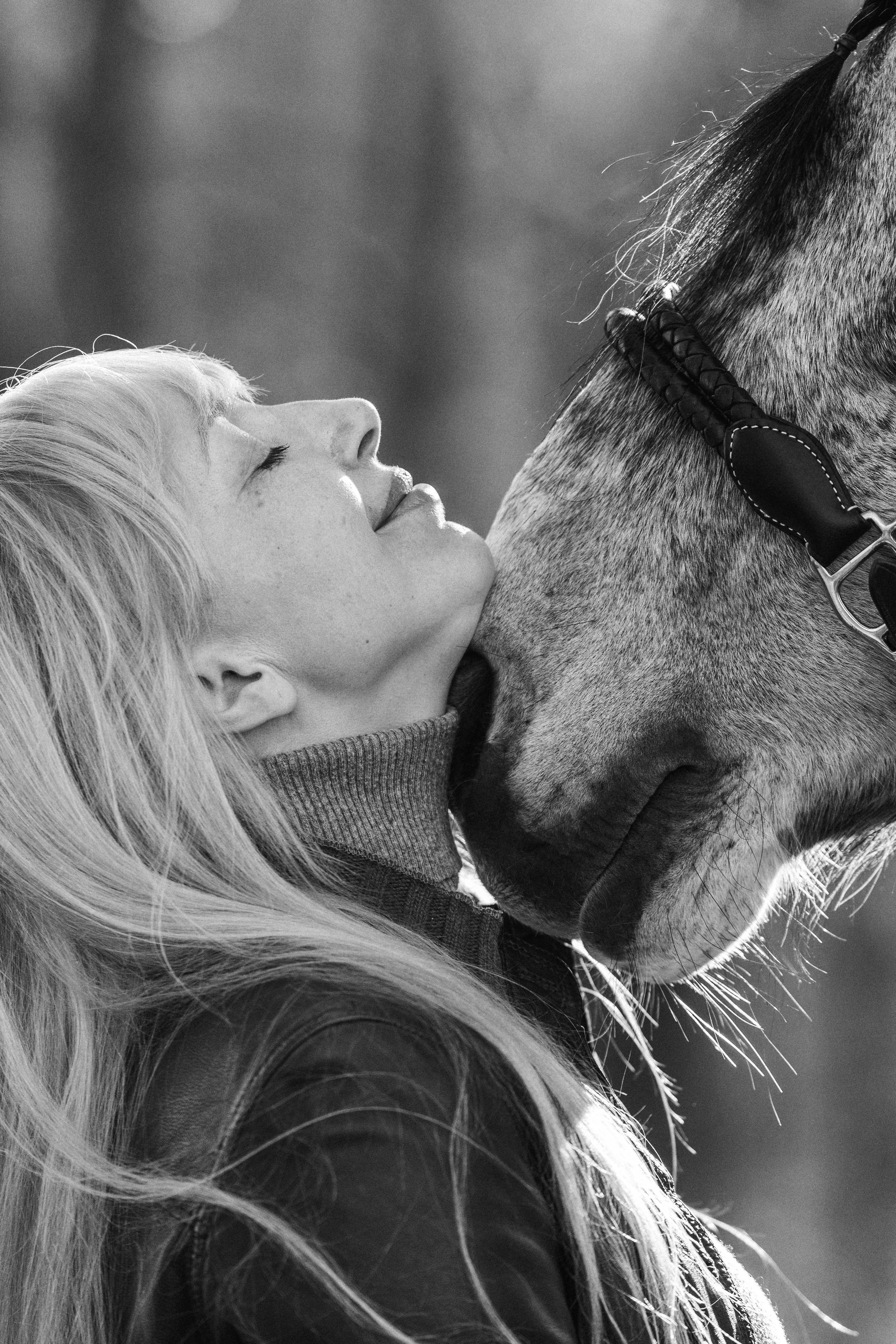 Ирина и Командор. Фотограф анималист Осипчикова Мария