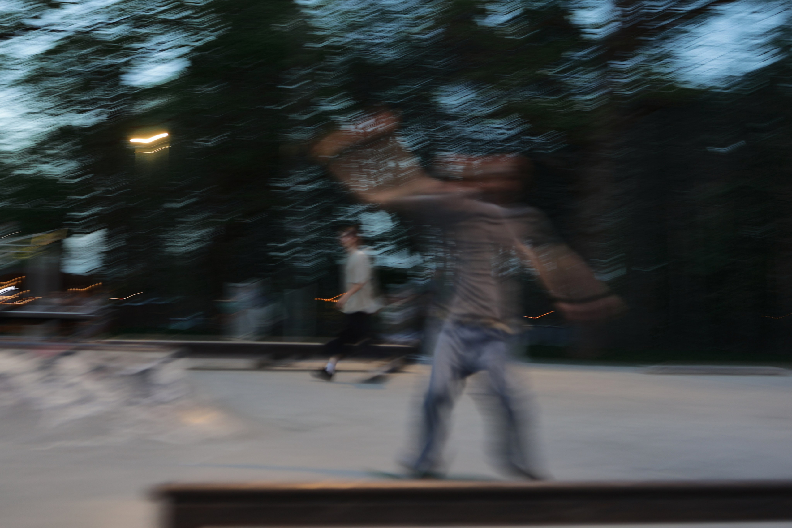 Blue hour in a skatepark. Фотограф Антонина Гудкова