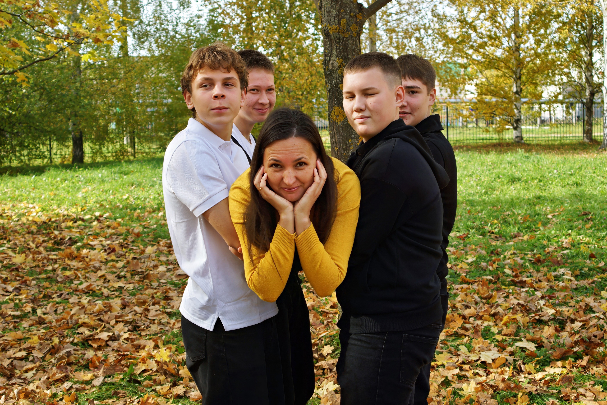 Осенняя фотосессия в школе г. Йошкар-Ола