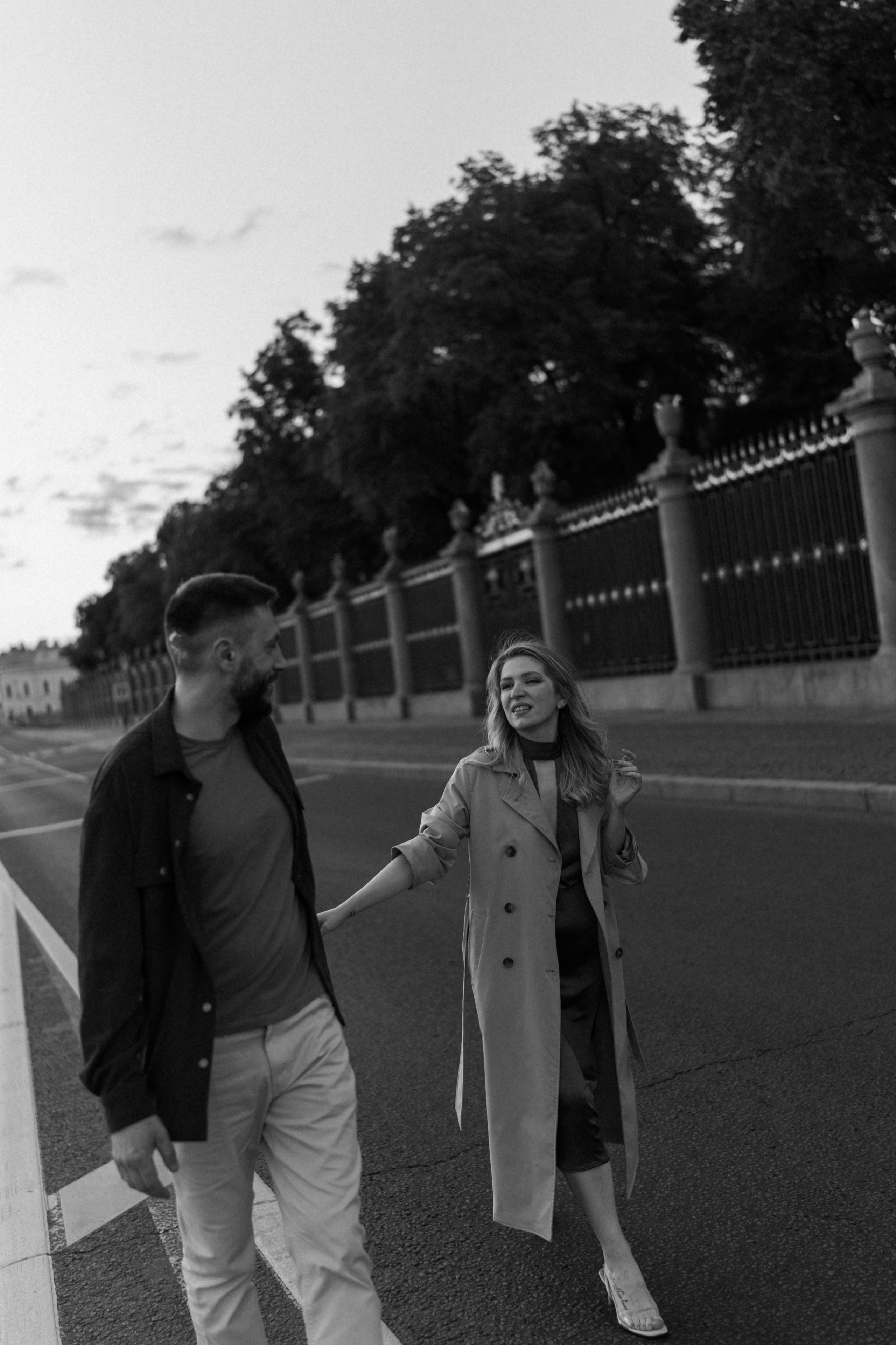 Максим и Настя / Разводные мосты. Фотограф в Санкт-Петербурге — Лучина Екатерина