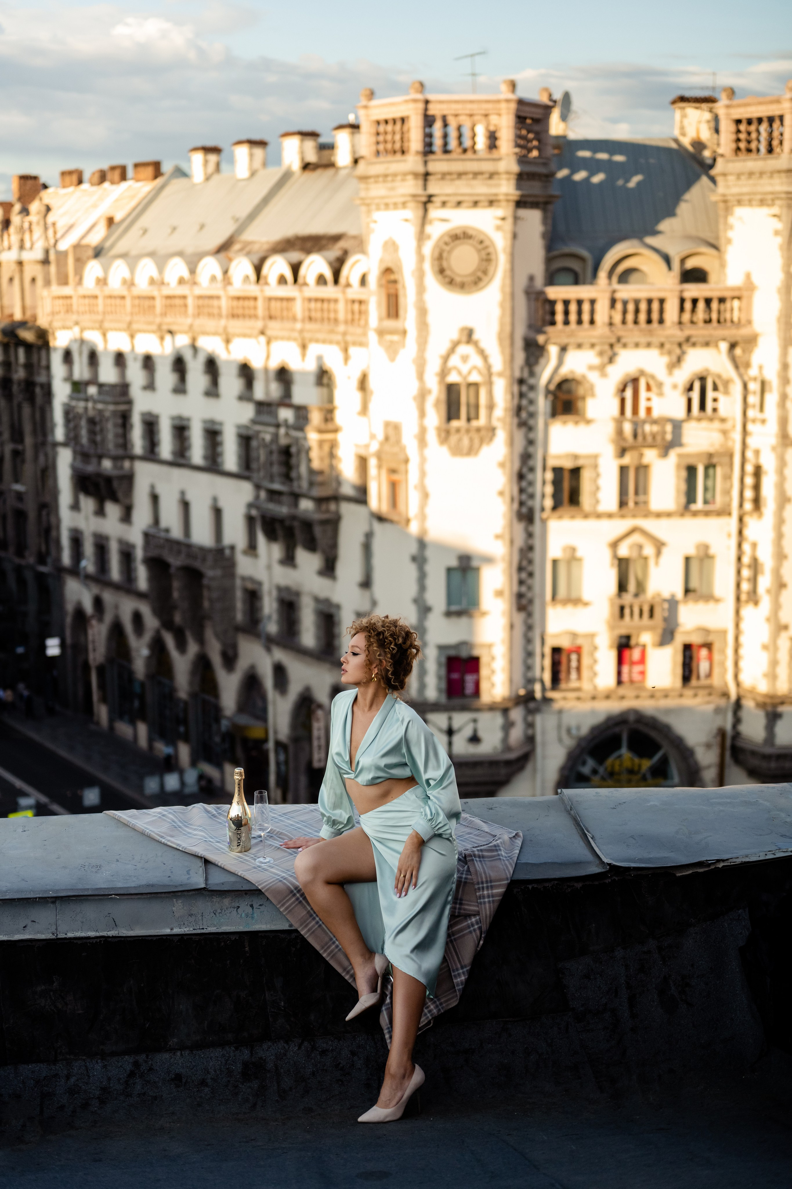 Лиза на крыше. Свадебный и семейный фотограф в СПб Валерия Фомичева