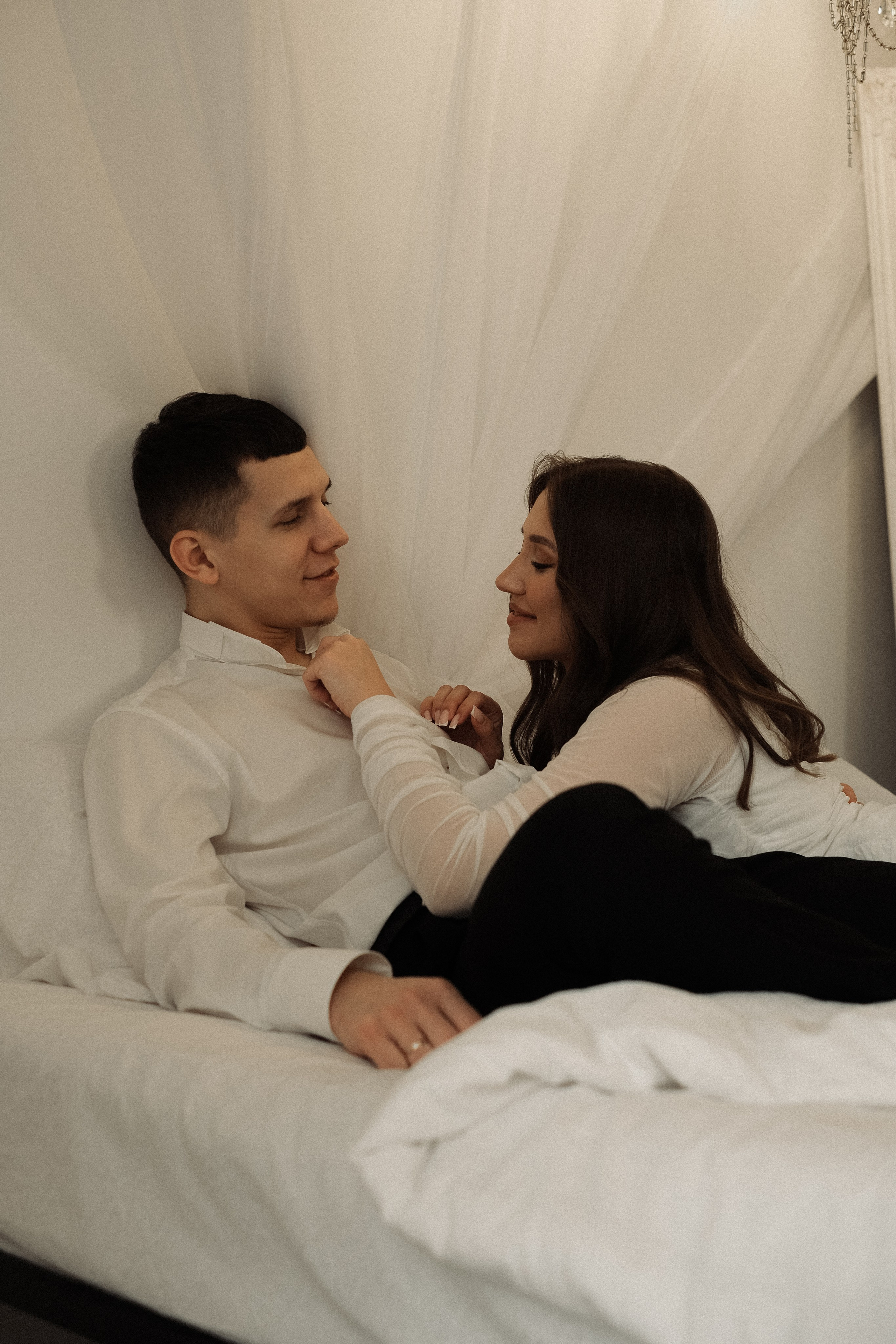 Никита и Юля. Фотограф в Москве. Женский и мужской портрет, лавстори (love story)