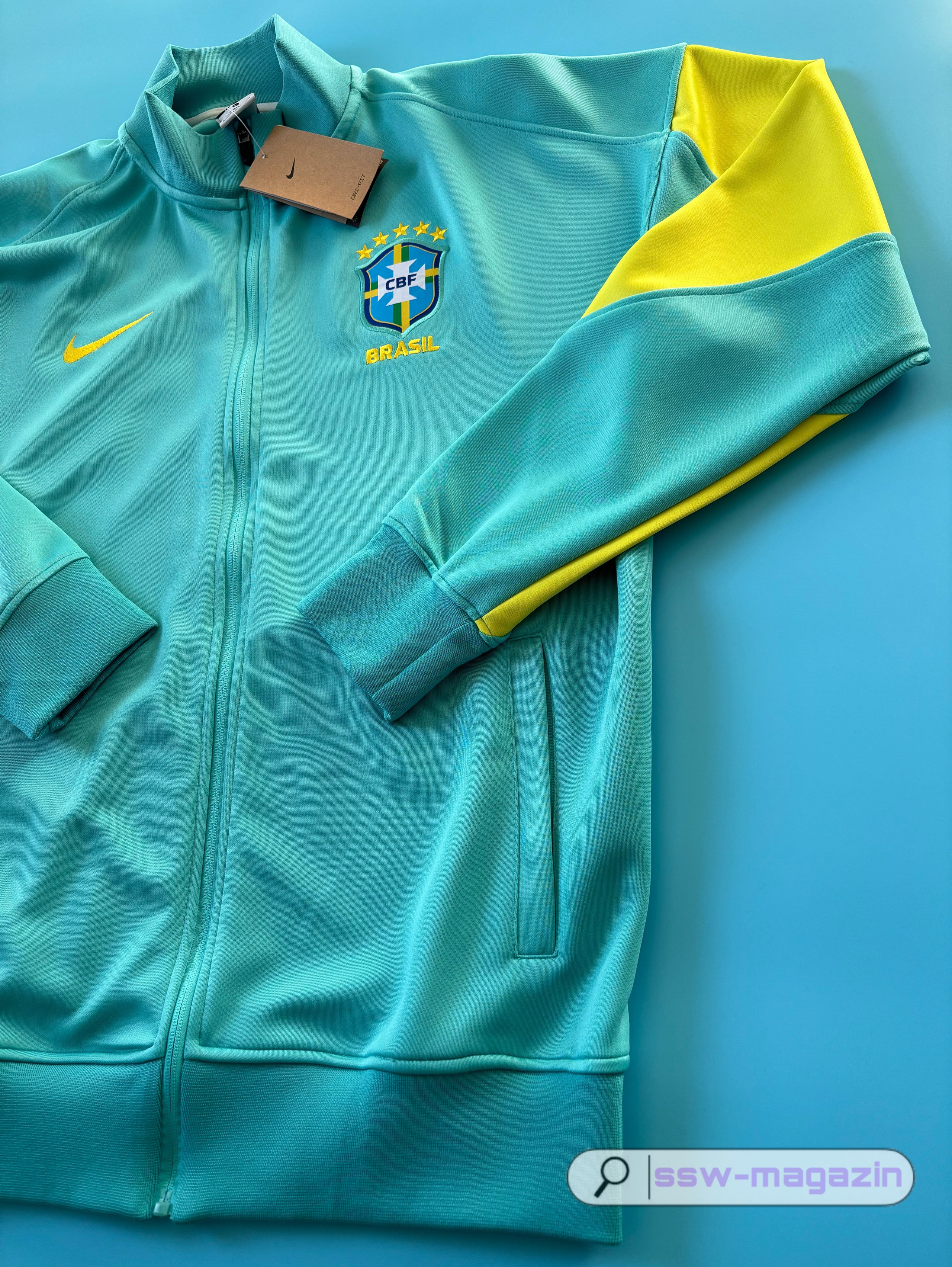Тренировочная кофта сборной Бразилии 2024-2025 заказать. Футбольный магазин — ssw_magazin