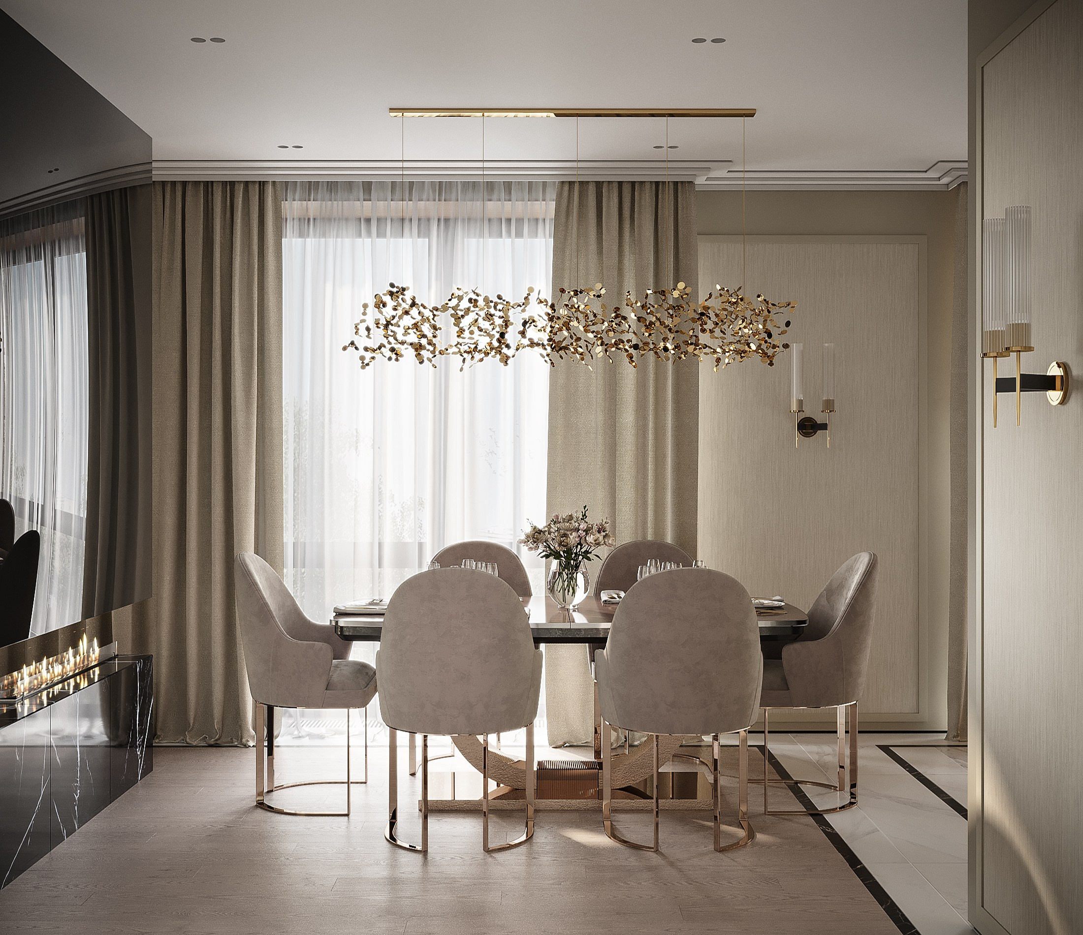 Проект Волгоградский 209 м². Студия 3D визуализации