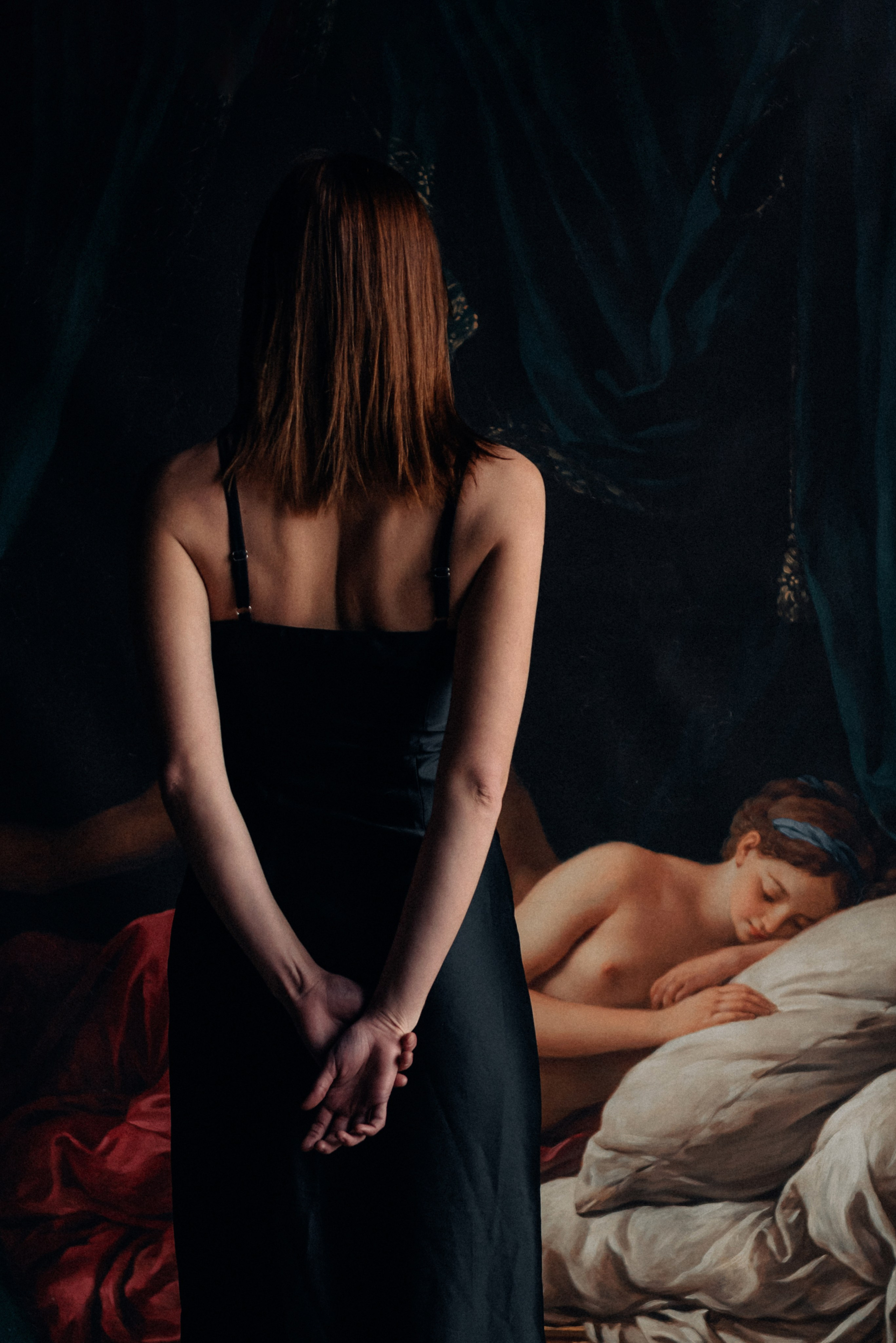 Женская фотосессия в фотостудии Nacked Sky. Портретный фотограф Москва Светлана Кашура