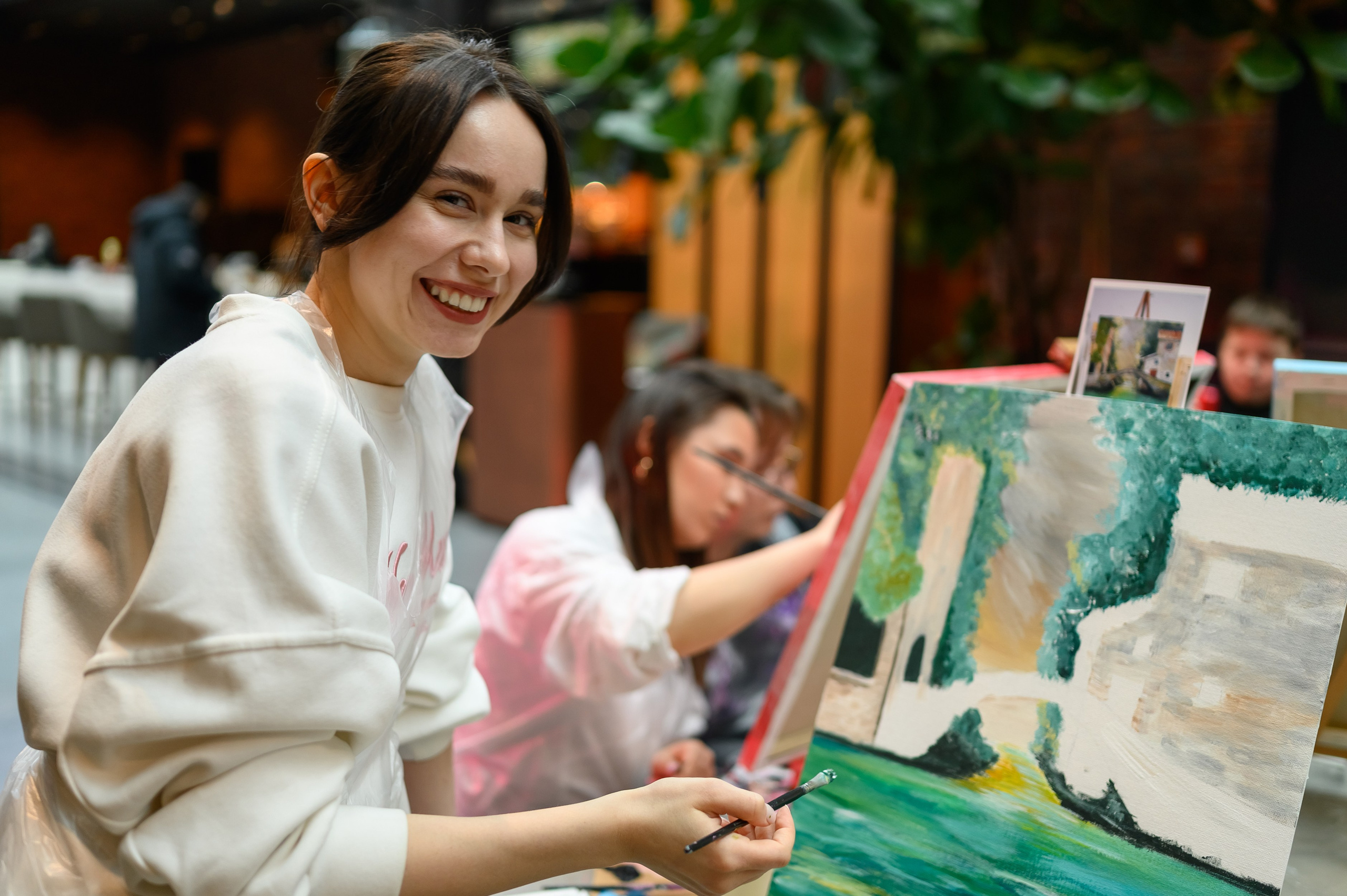 Фотосъемка творческого мастер-класса в ресторане