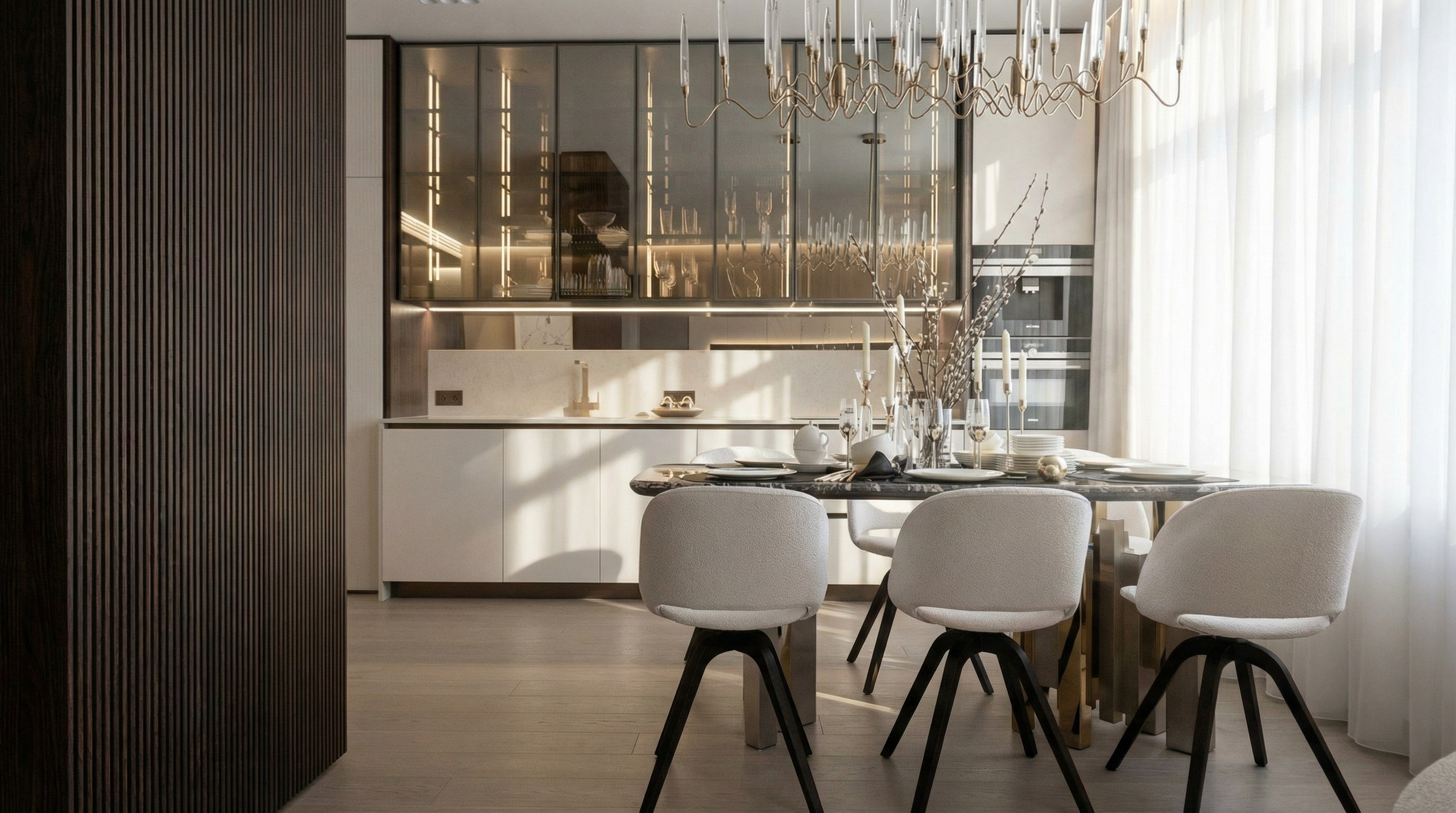 Дизайн квартиры 185 м² в Краснодаре — Реализованный проект Валерии Котович