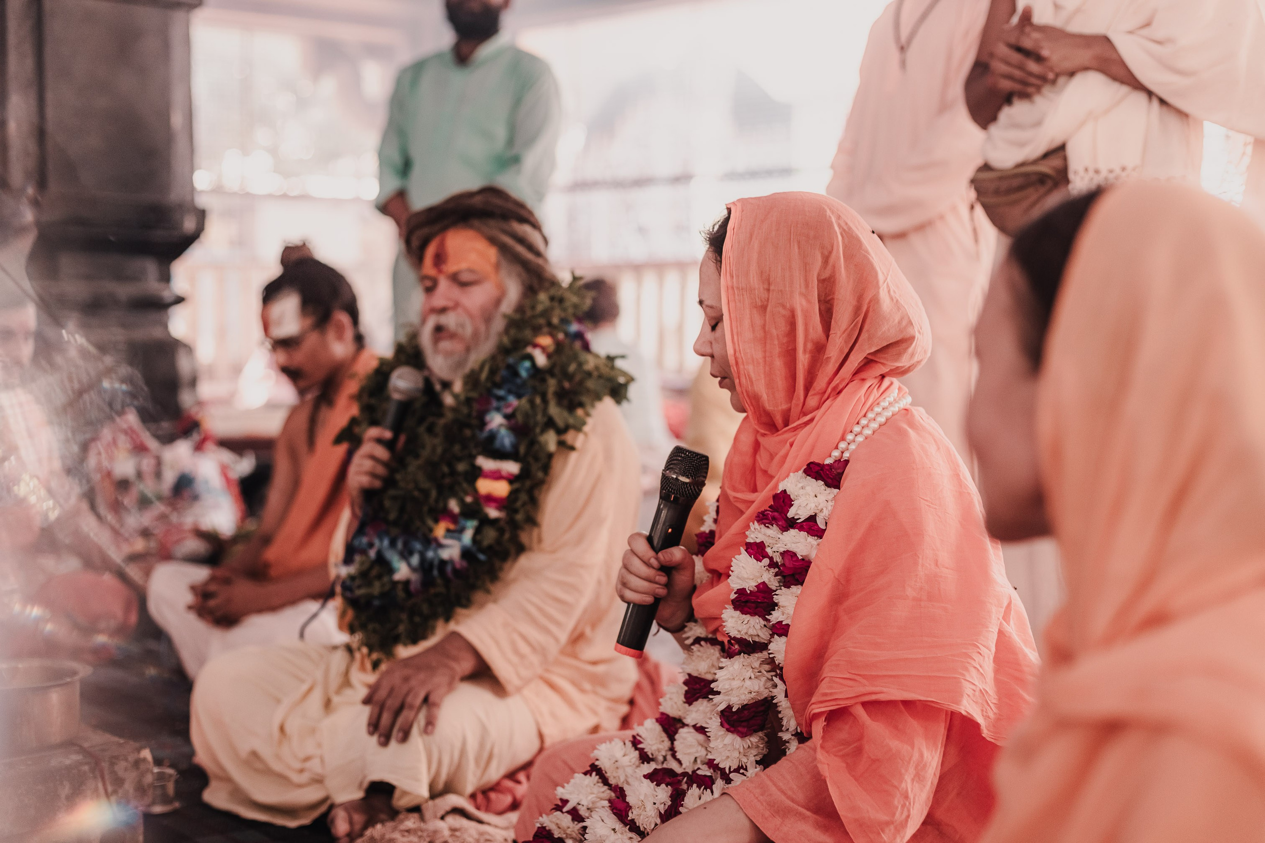 Navaratri yajna at Devraha Baba Ji ashram. Мариам Багдасарян