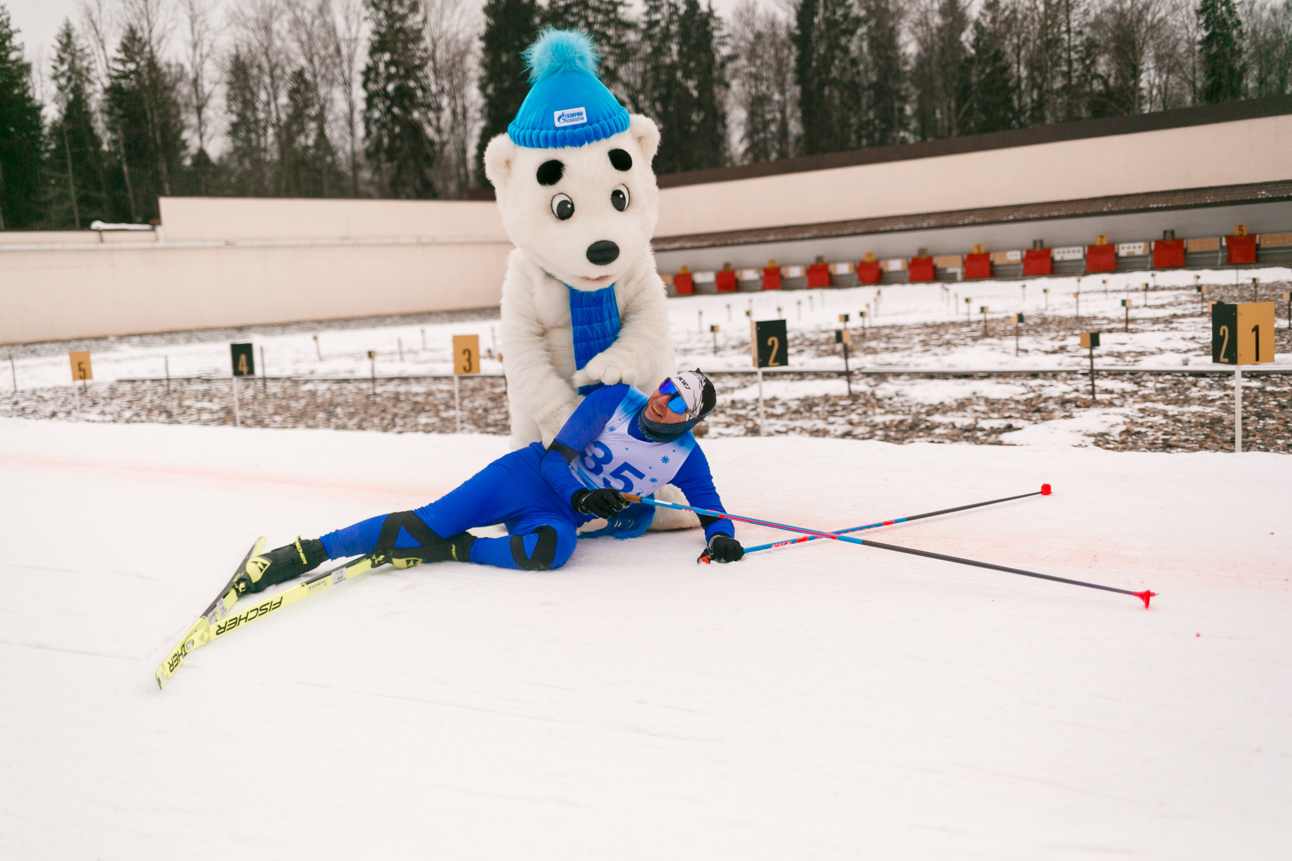 Фотосъемка лыжной гонки. Репортажный фотограф Борис Геер