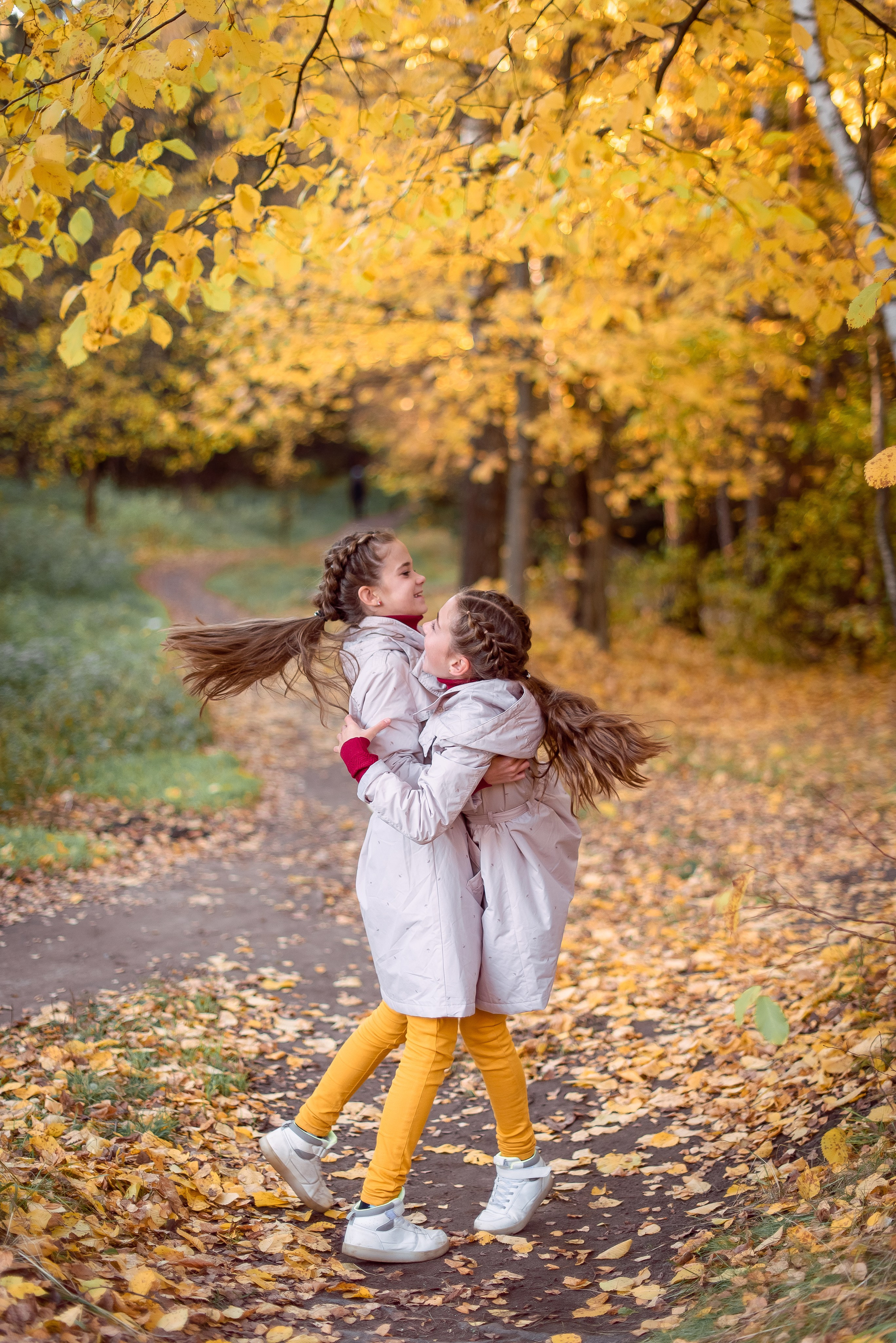 Осенняя прогулка семьи Андрея и Марины. Свадебный и семейный фотограф в Москве Юлия Винник