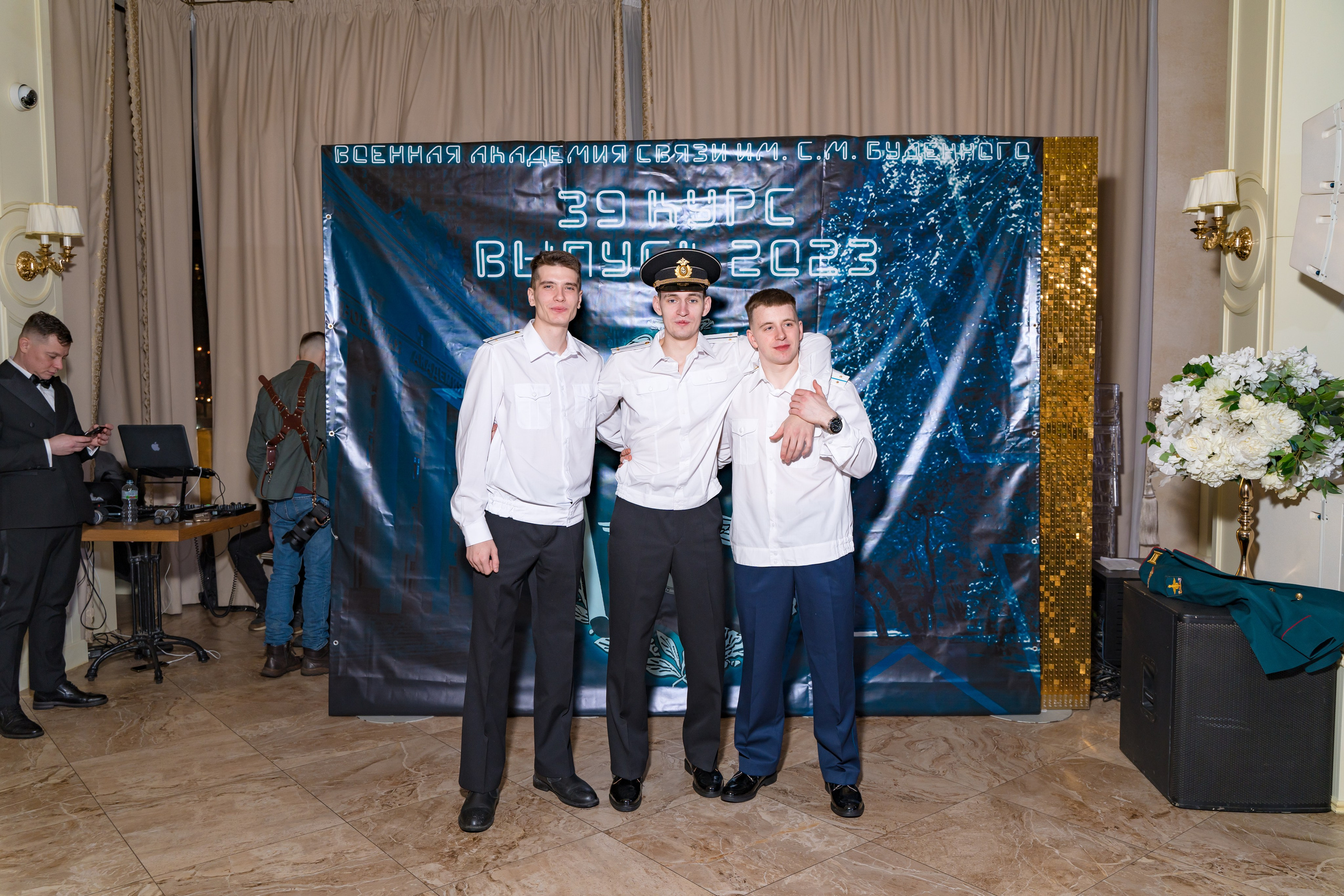 Фотосъемка выпуска военной академии и вручение дипломов