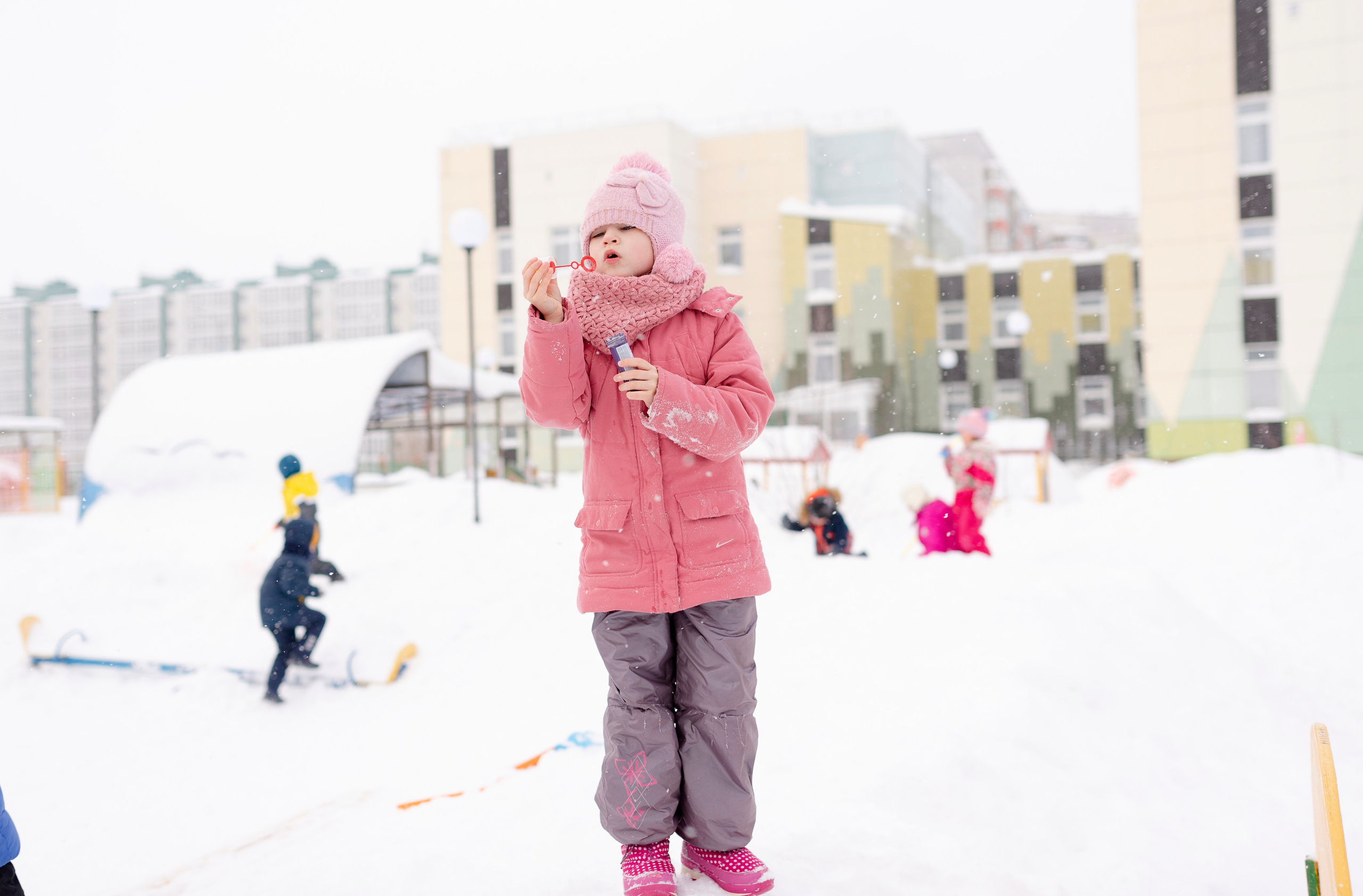 Аленький цветочек. Группа Почемучки, зимняя прогулка. Детский и семейный фотограф в Сургуте и Нефтеюганске Анна Старцева