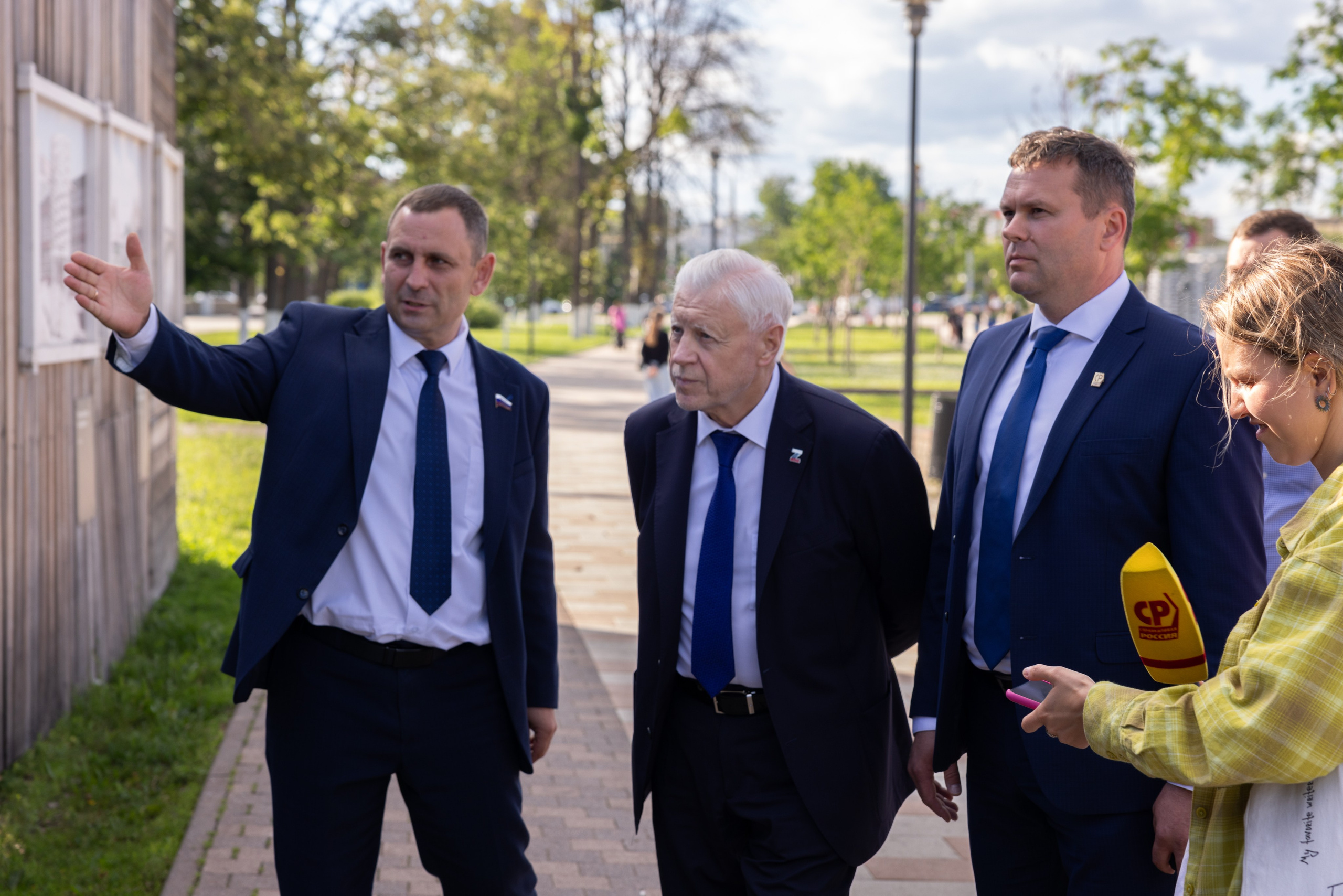 Визит лидера партии Справедливая Россия Миронова С. М. в г. Тулу. Фотограф в Туле — Борисов Николай