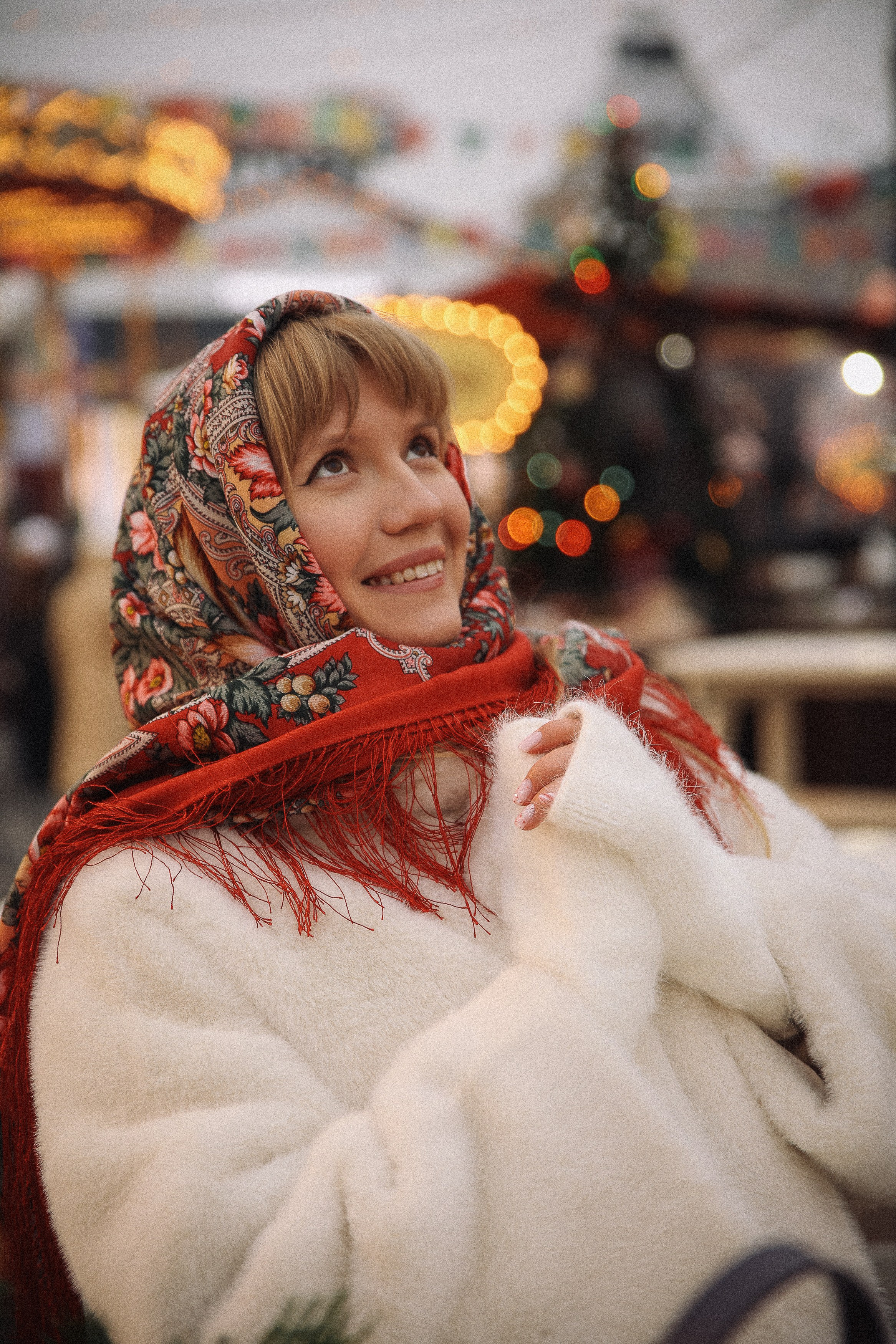 Новогодняя фотосессия на Гум Ярмарке. Фотограф Владимир Москва