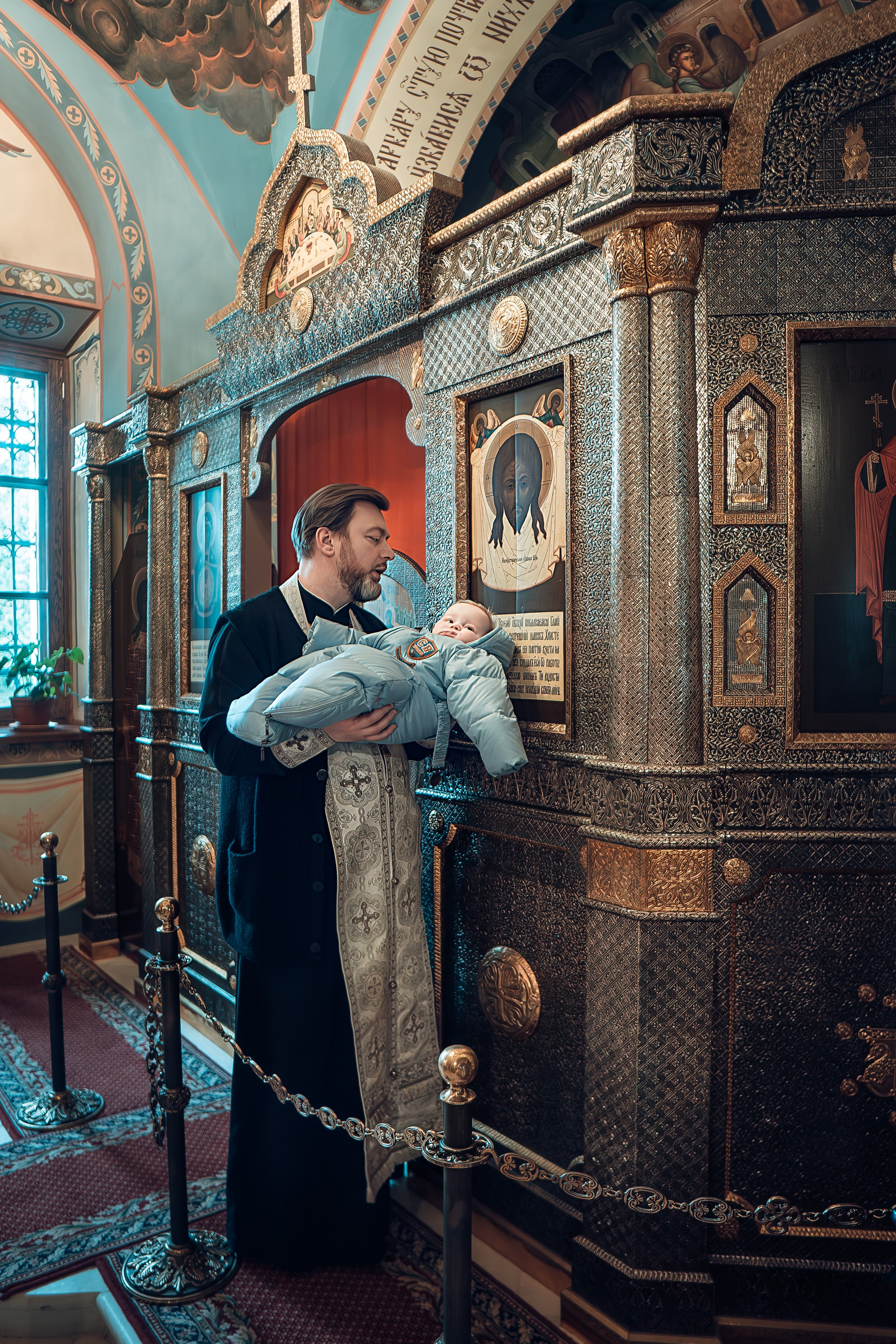 Таинство Крещения Артема, Ангелины и Адрианы