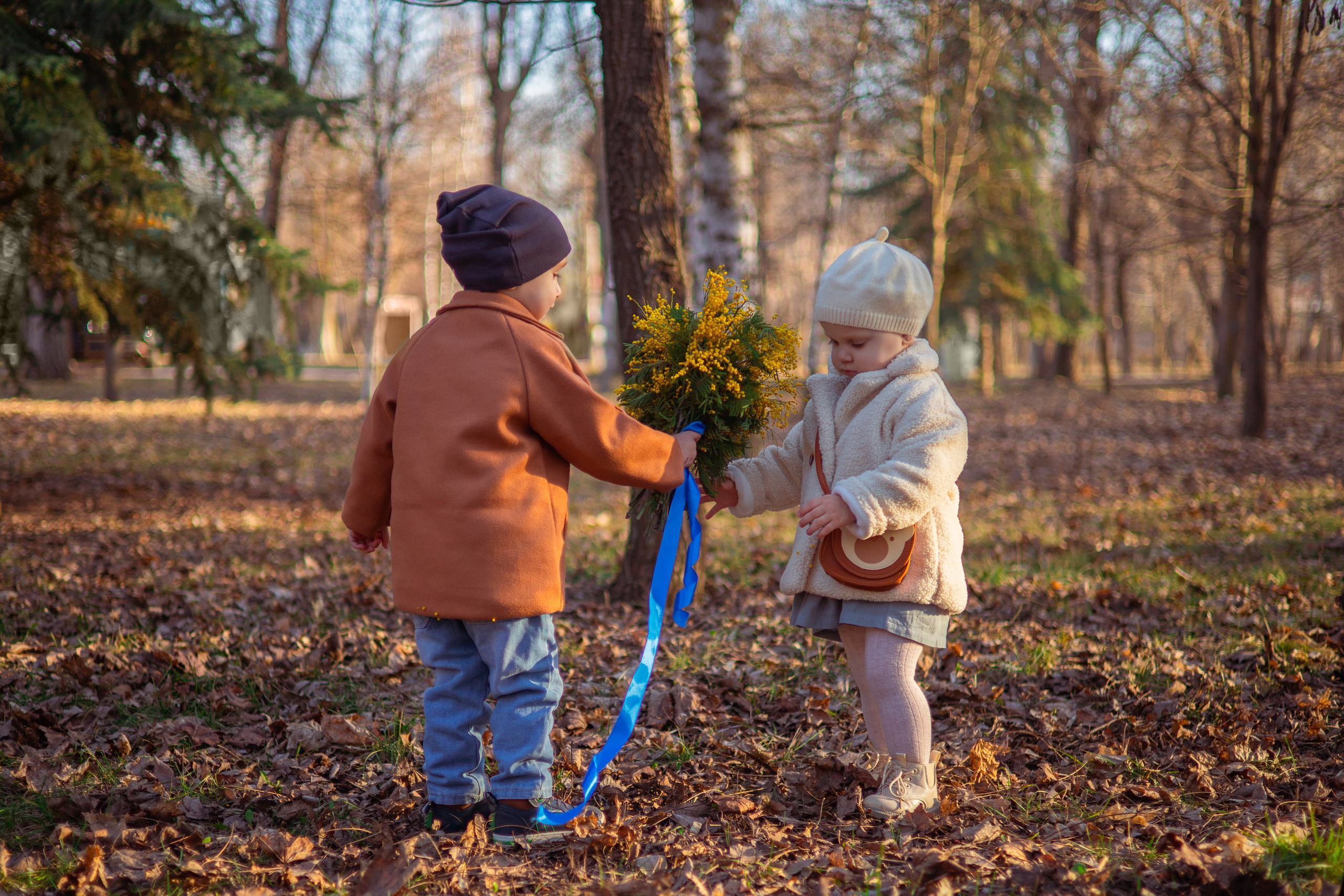 Даниил и Полина мимоза. Семейный и детский фотограф в Михайловке Татьяна Лестьева