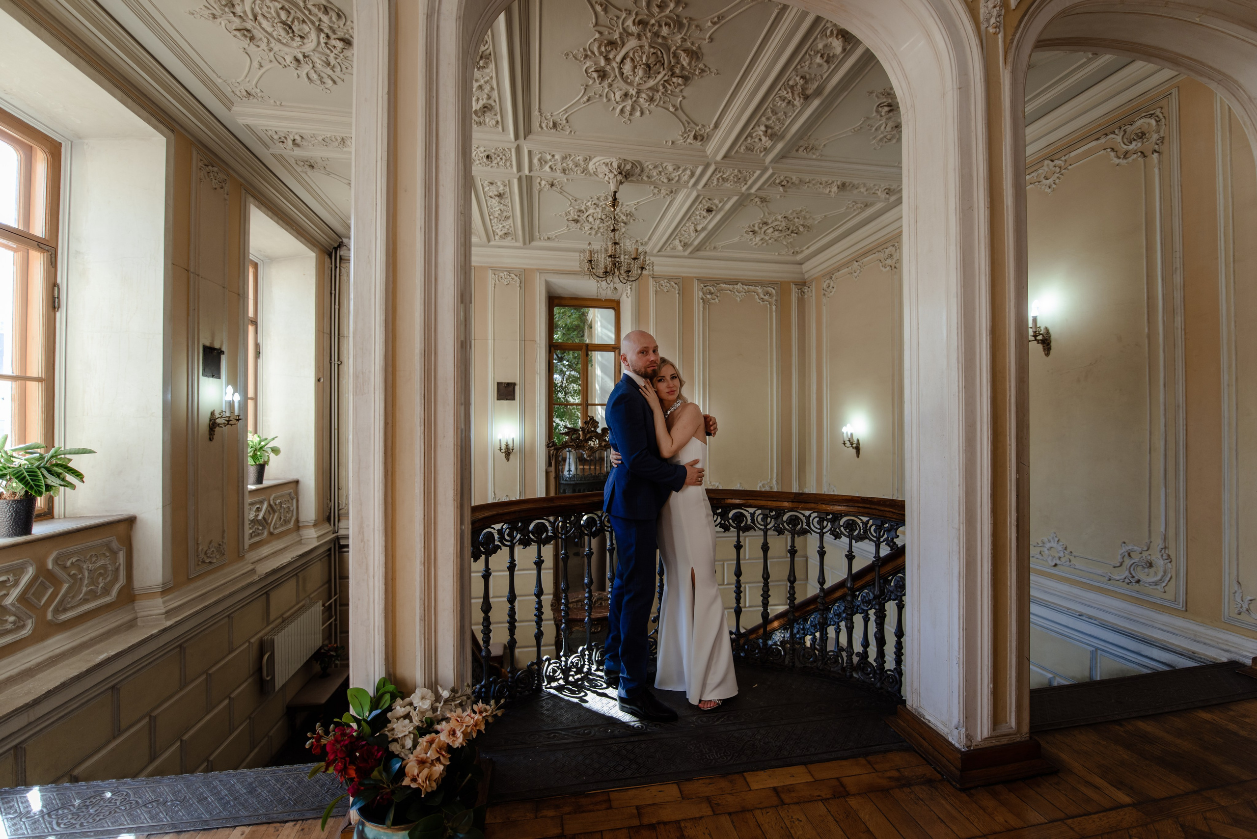 Свадьба в библиотеке Пушкина. Фотограф Диана Вальтер