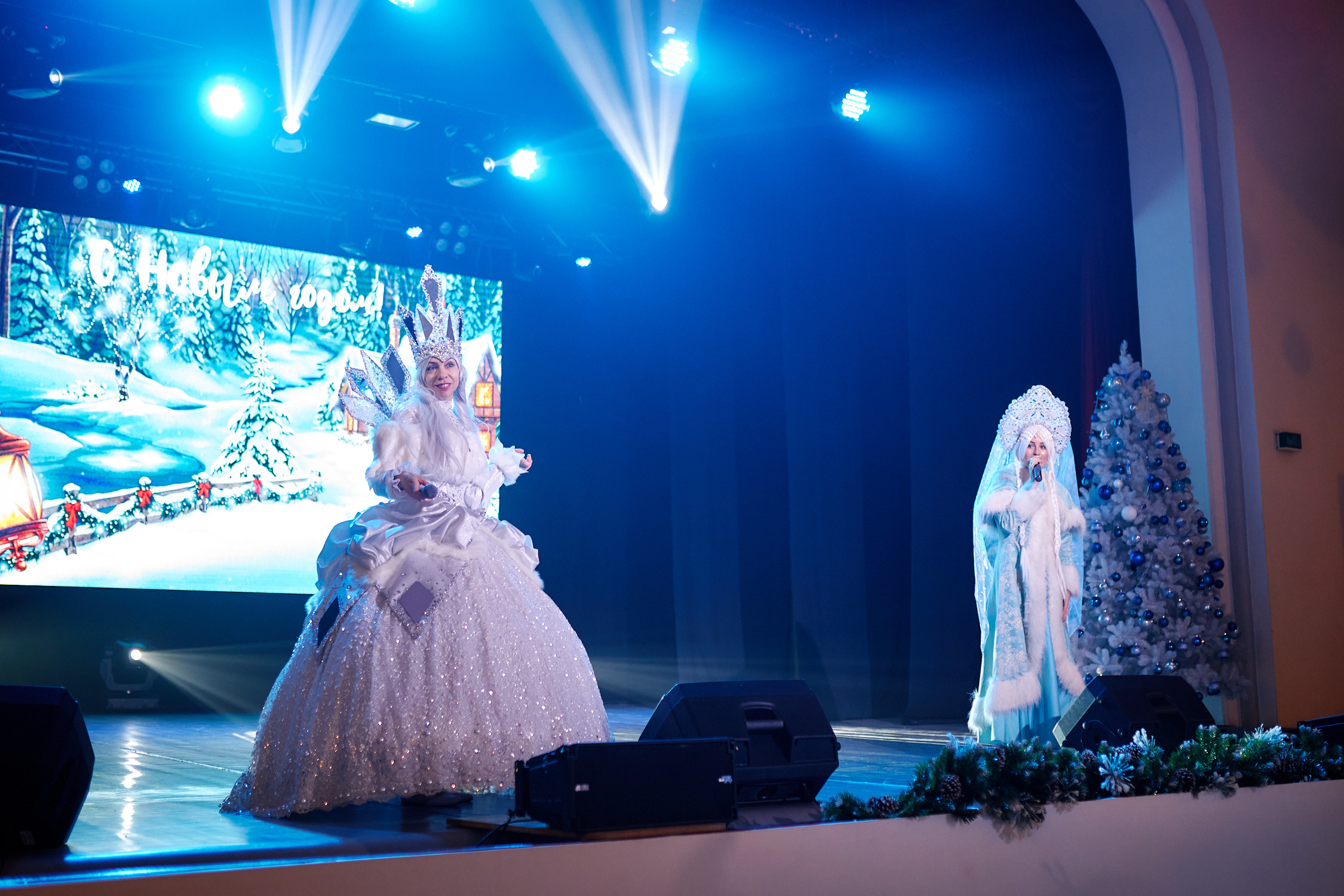 Новогодние утренники ДВФУ. Репортажный фотограф Владивосток Анастасия Сокольникова