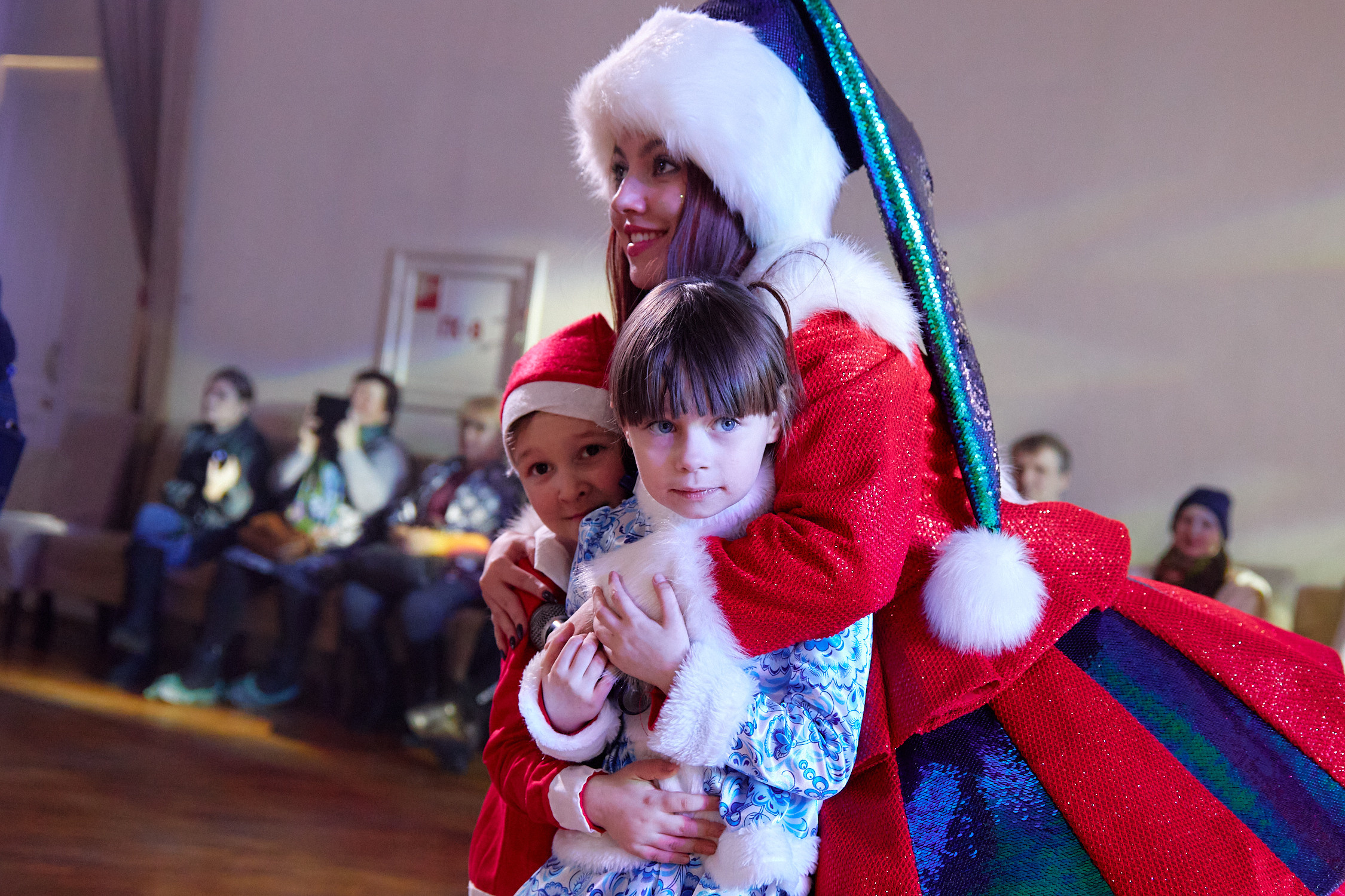 Новогодние утренники ДВФУ. Репортажный фотограф Владивосток Анастасия Сокольникова