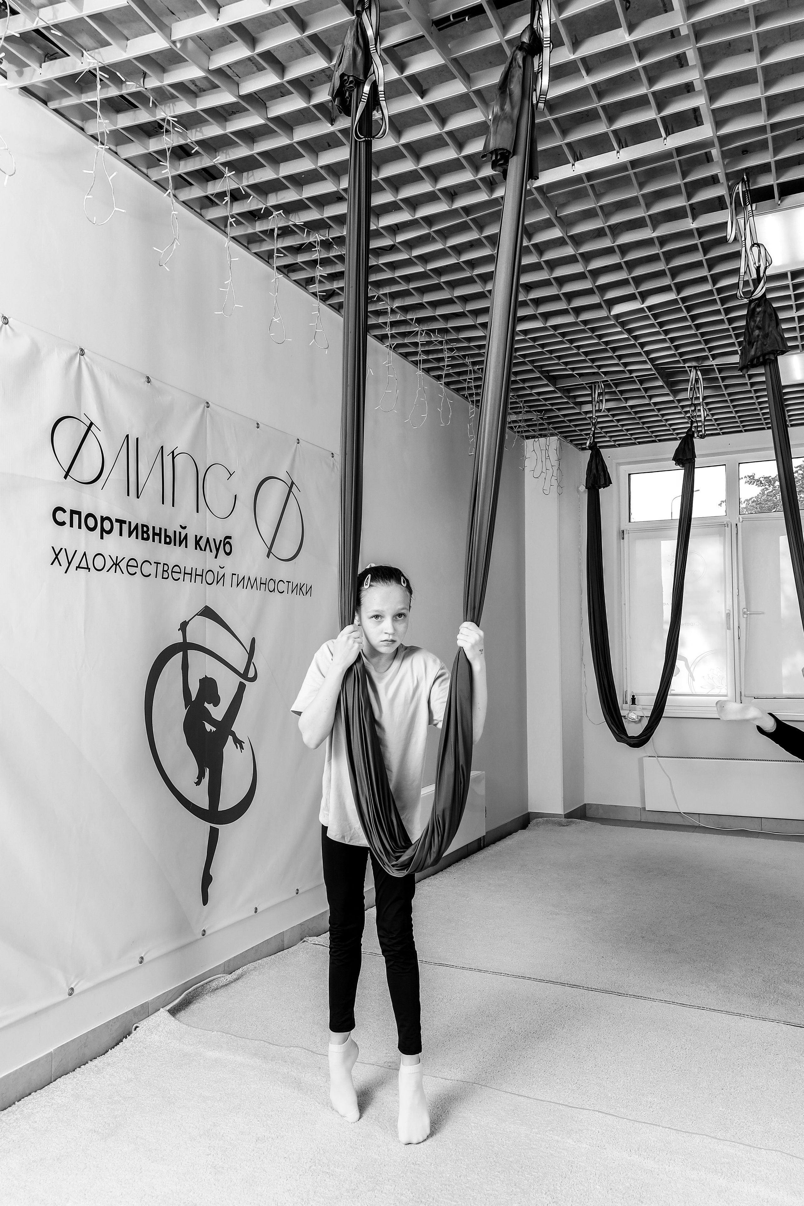 Детская аэройога. Фотограф Надршина Лилия