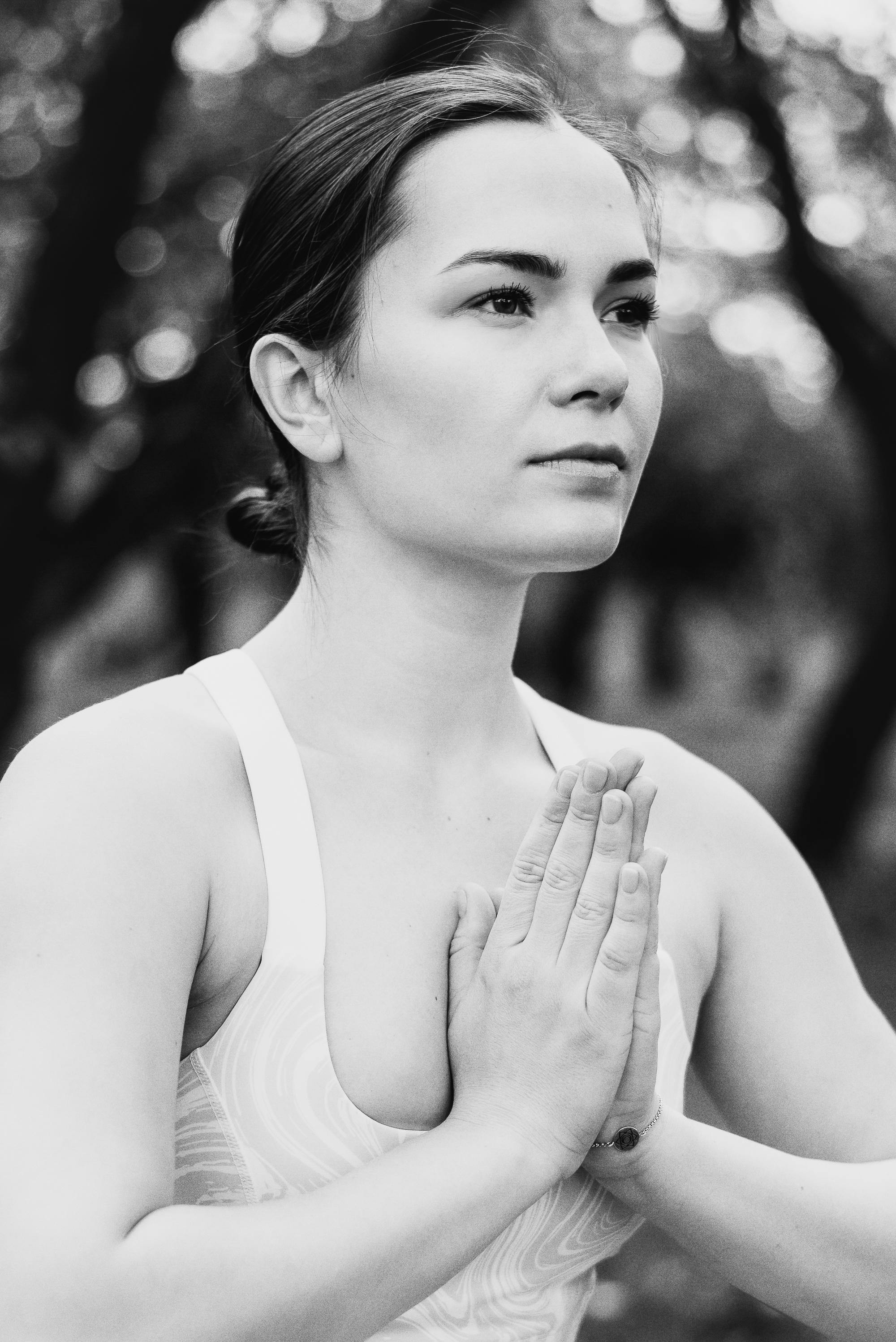 Фотосессия «Йога в парке». Фотограф Ольга Березовская