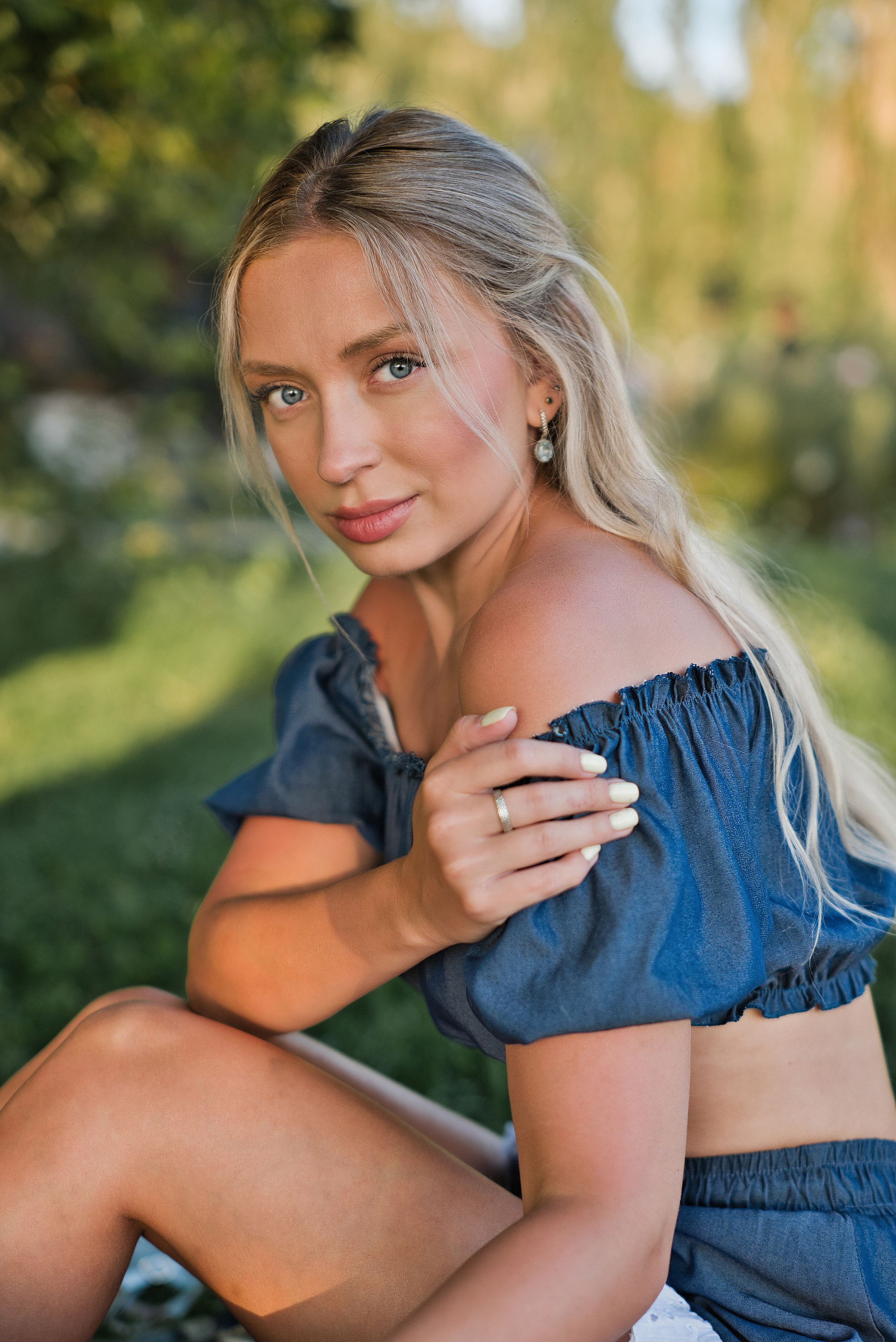 Юля и солнце. Фотограф Денис Кривопусков