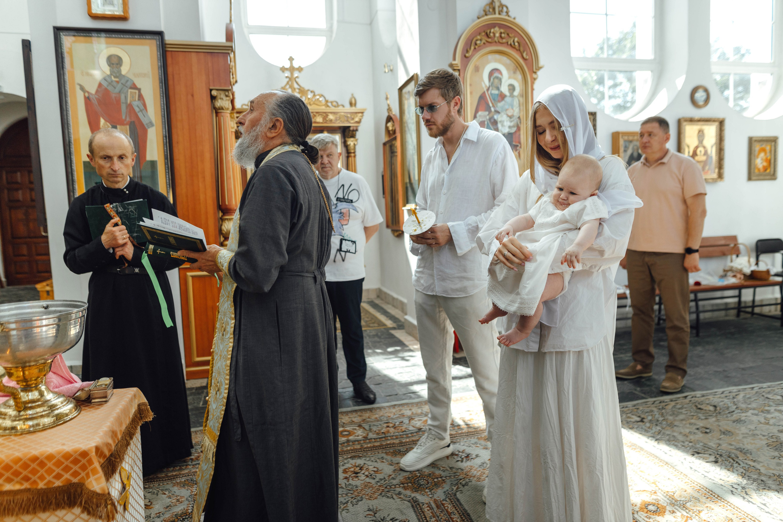 Крещение Мишель, гп. Ивенец, храм Ефросинии Полоцкой, август 2025