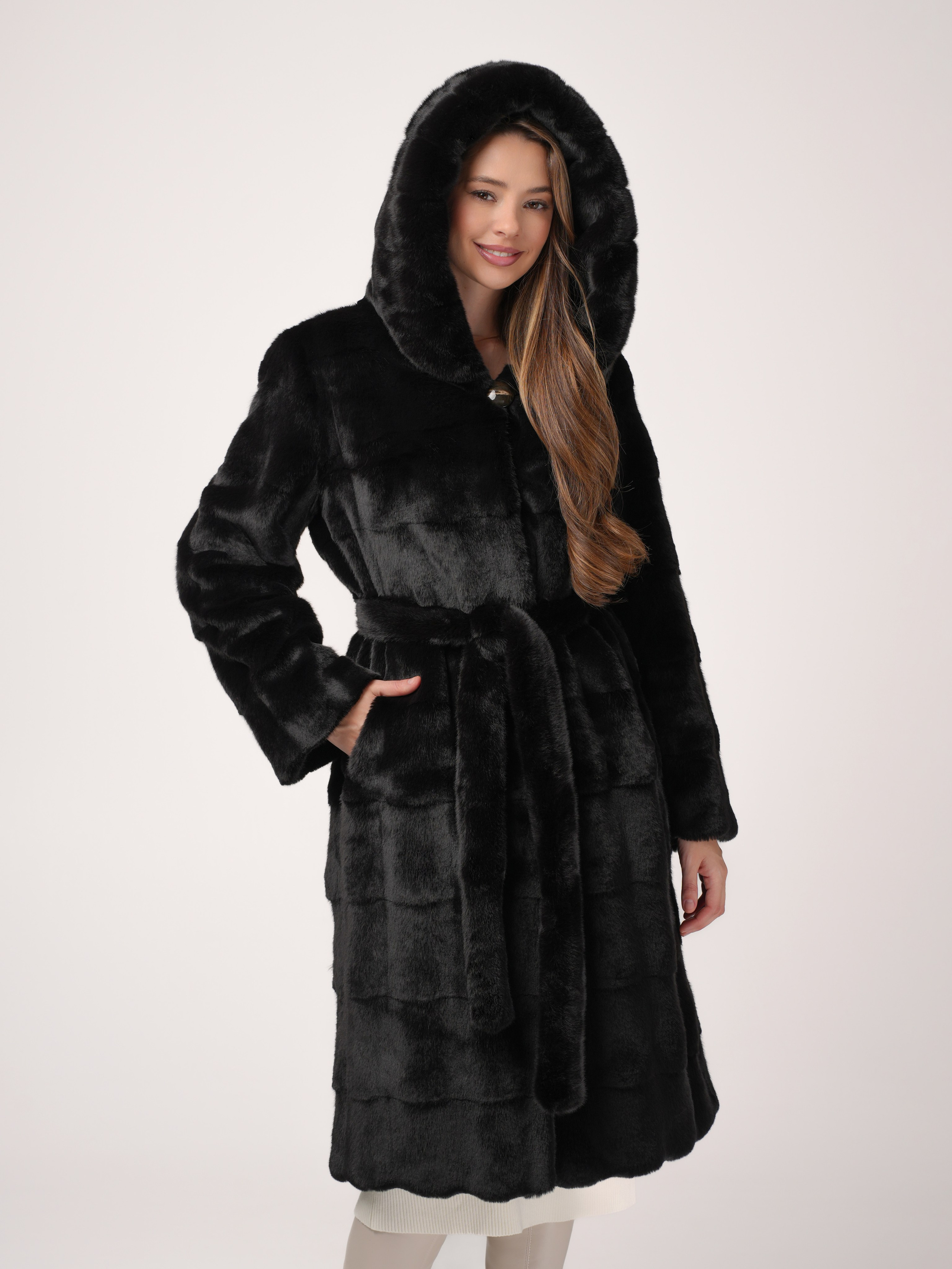 Новогодняя фотосессия бренда шуб. Портретный фотограф Москва Белогорцев Сергей