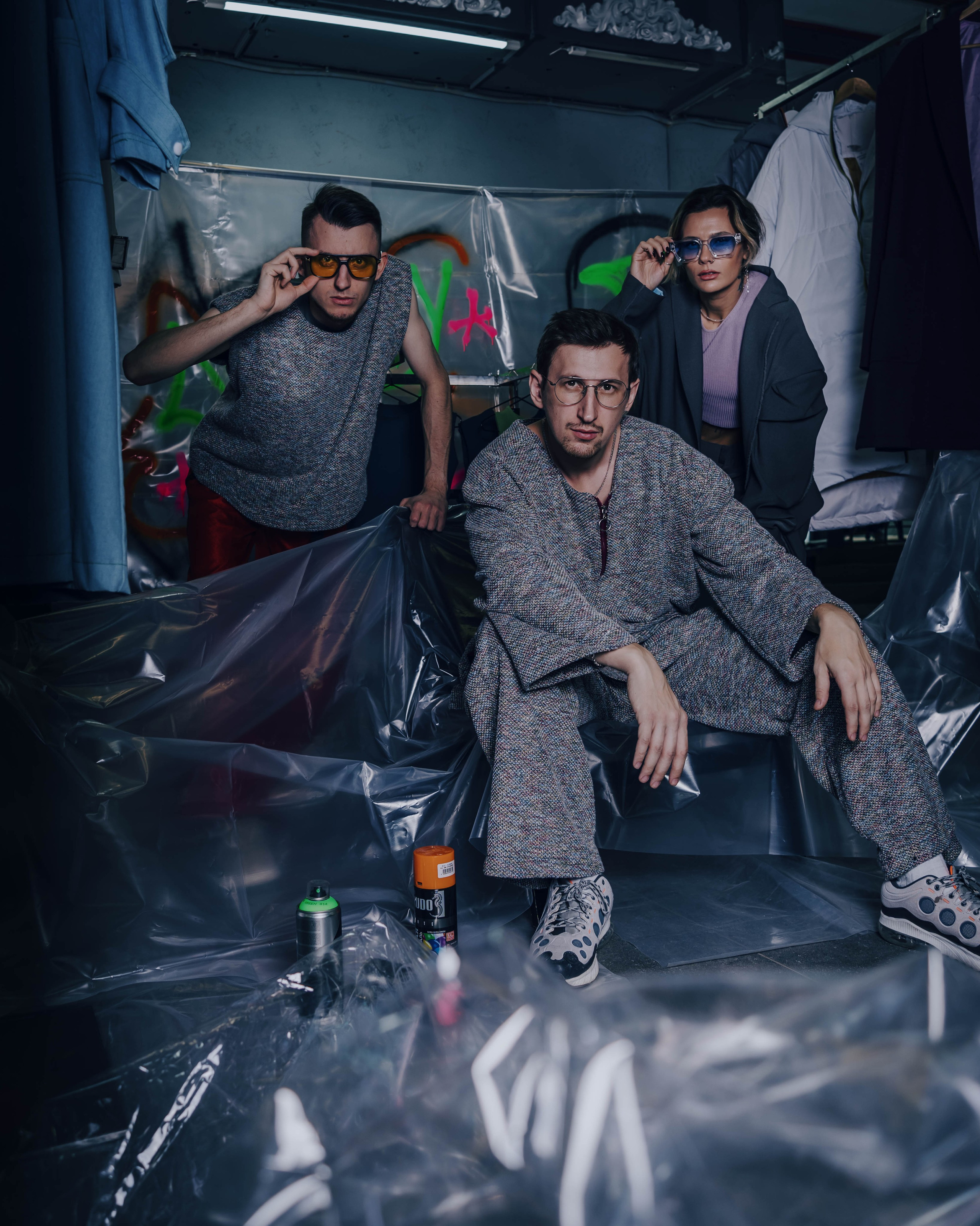 Съёмка дизайнерской коллекции для бренда одежды