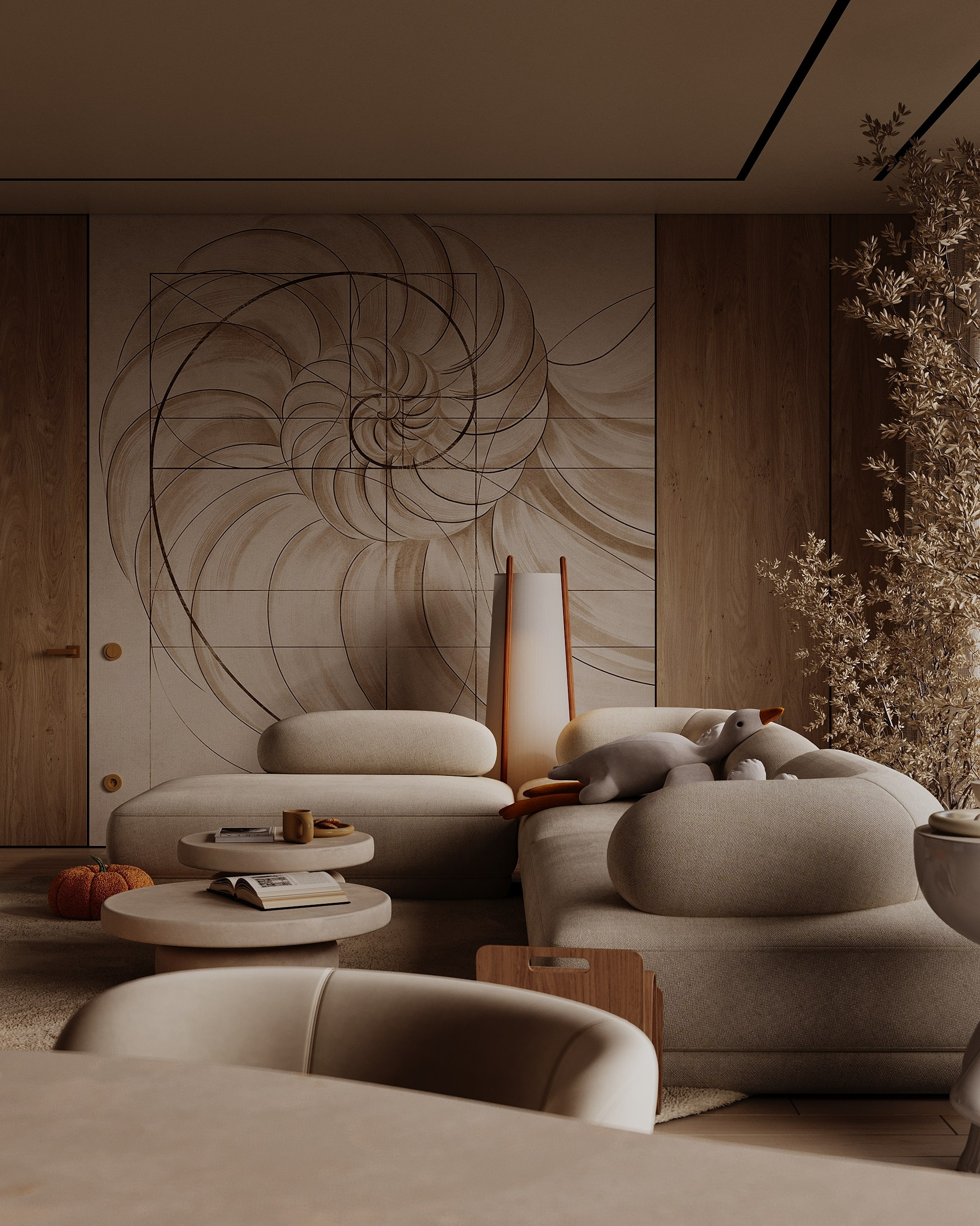 SOFT NARRATIVE. Interior 3D visualizer Liya Iskevich