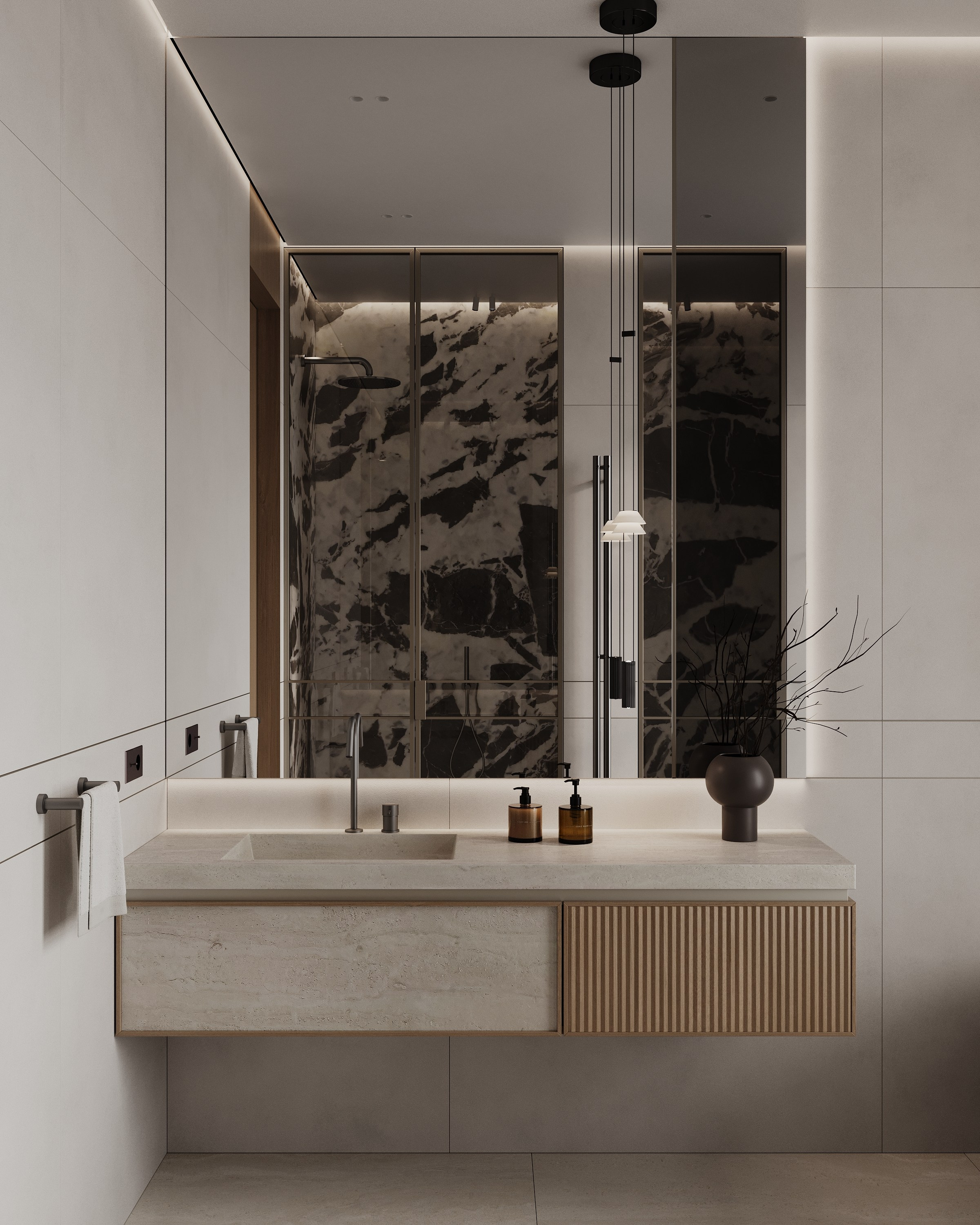 PRIVATE HOUSE. Interior 3D visualizer Liya Iskevich