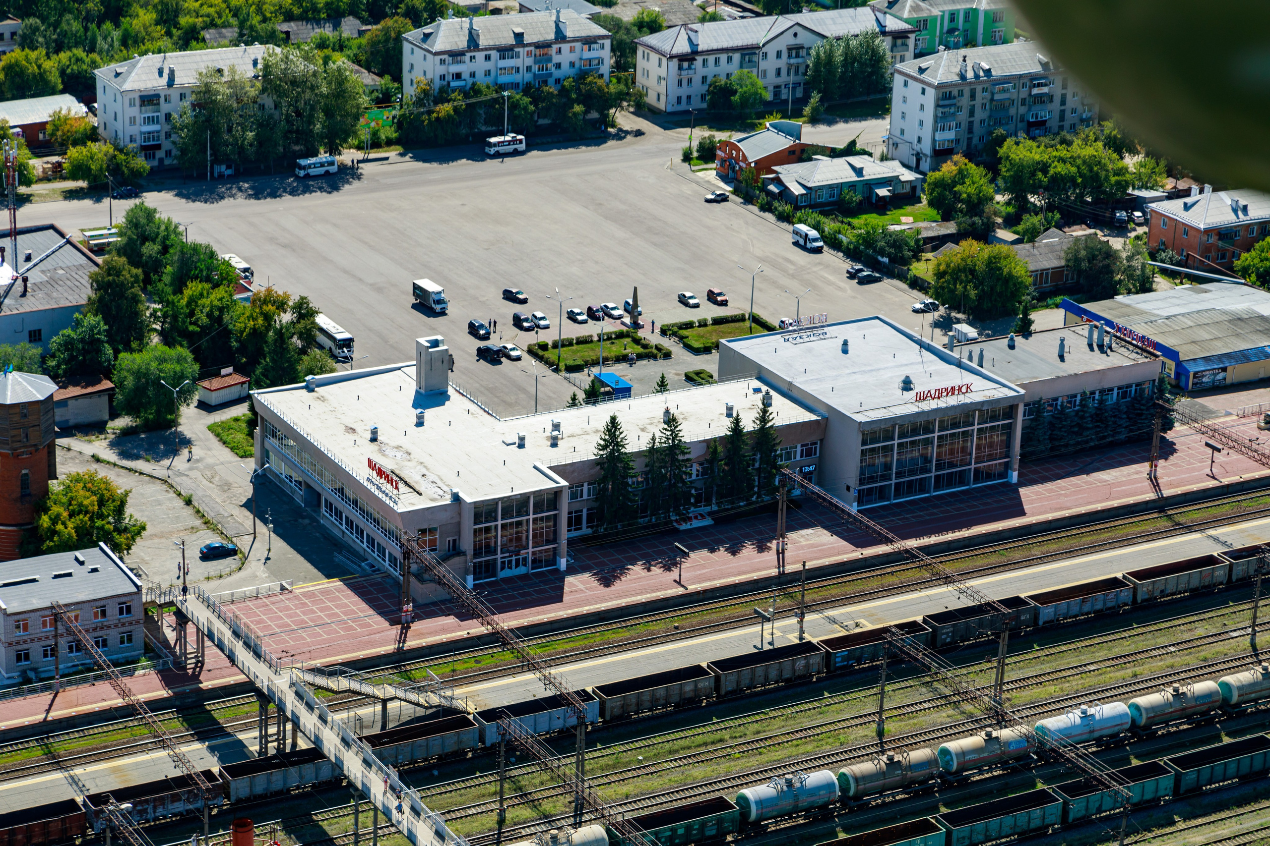 Город с высоты птичьего полёта. Фотограф Андрей Гузеев