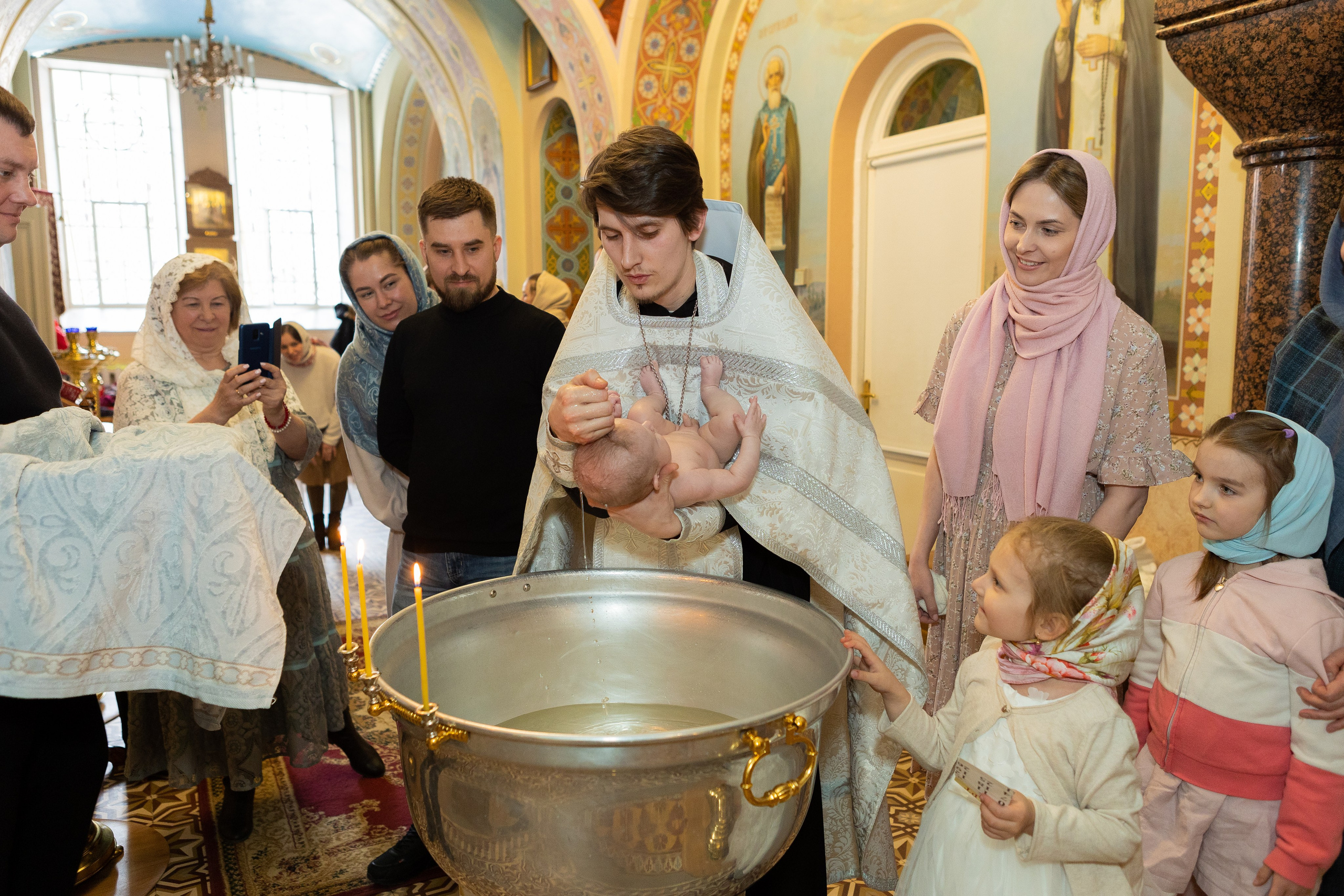 Крещение Даниила. Фотограф Александр Заломаев