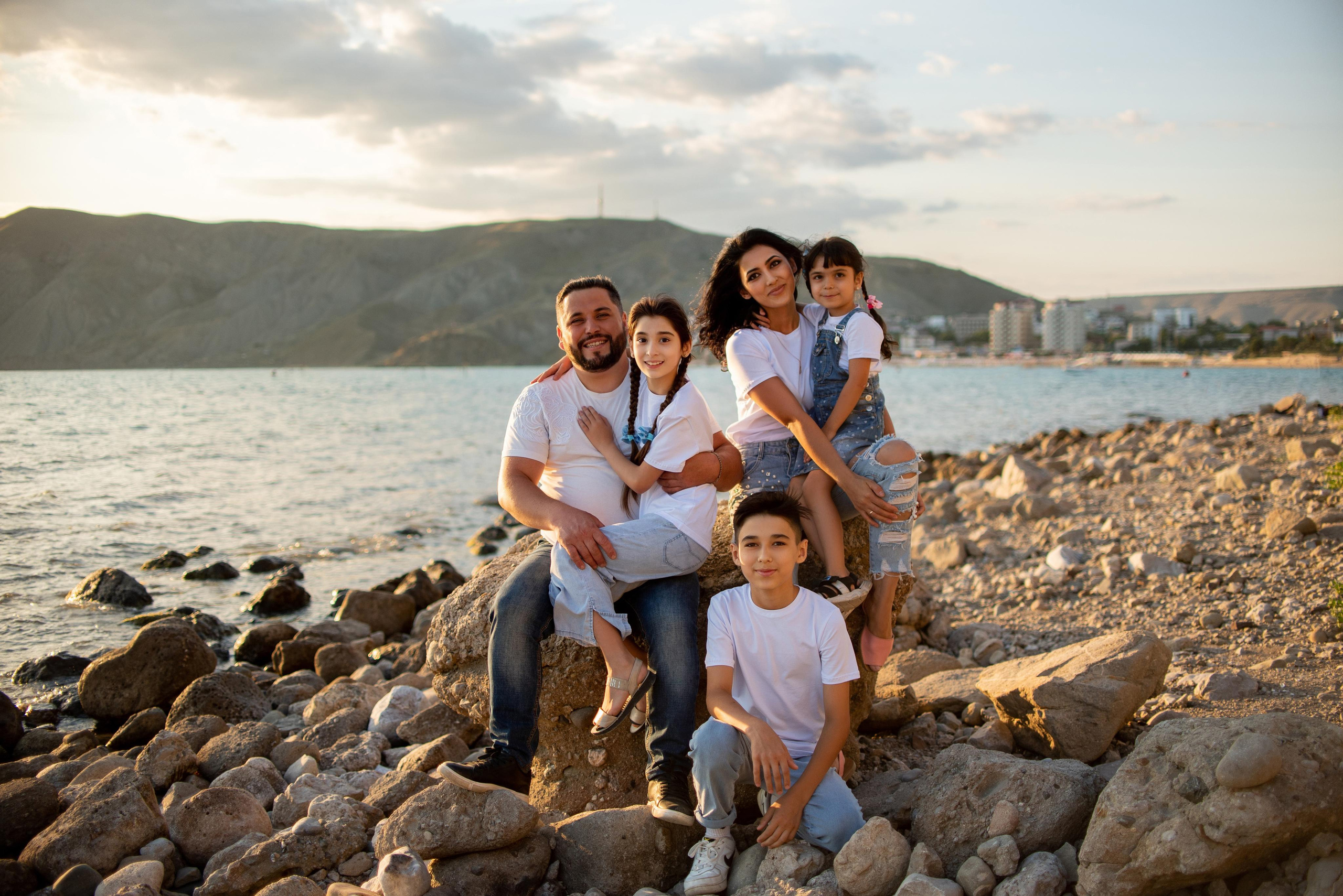 Прекрасная семья. Семейный и свадебный фотограф в Феодосии и Коктебеле