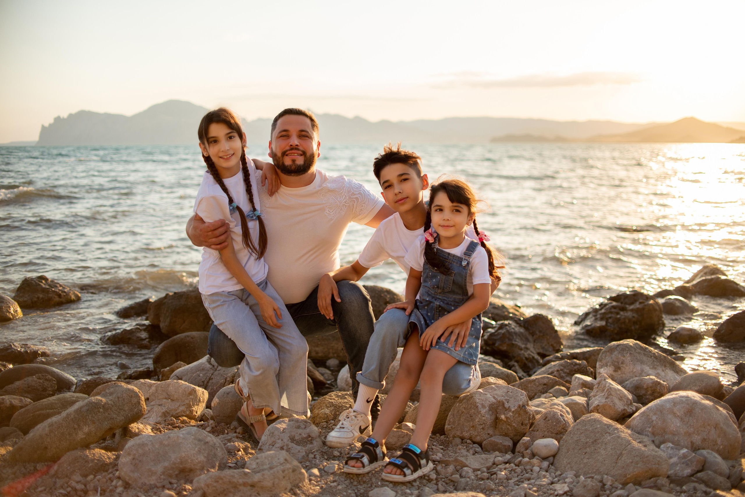 Прекрасная семья. Семейный и свадебный фотограф в Феодосии и Коктебеле