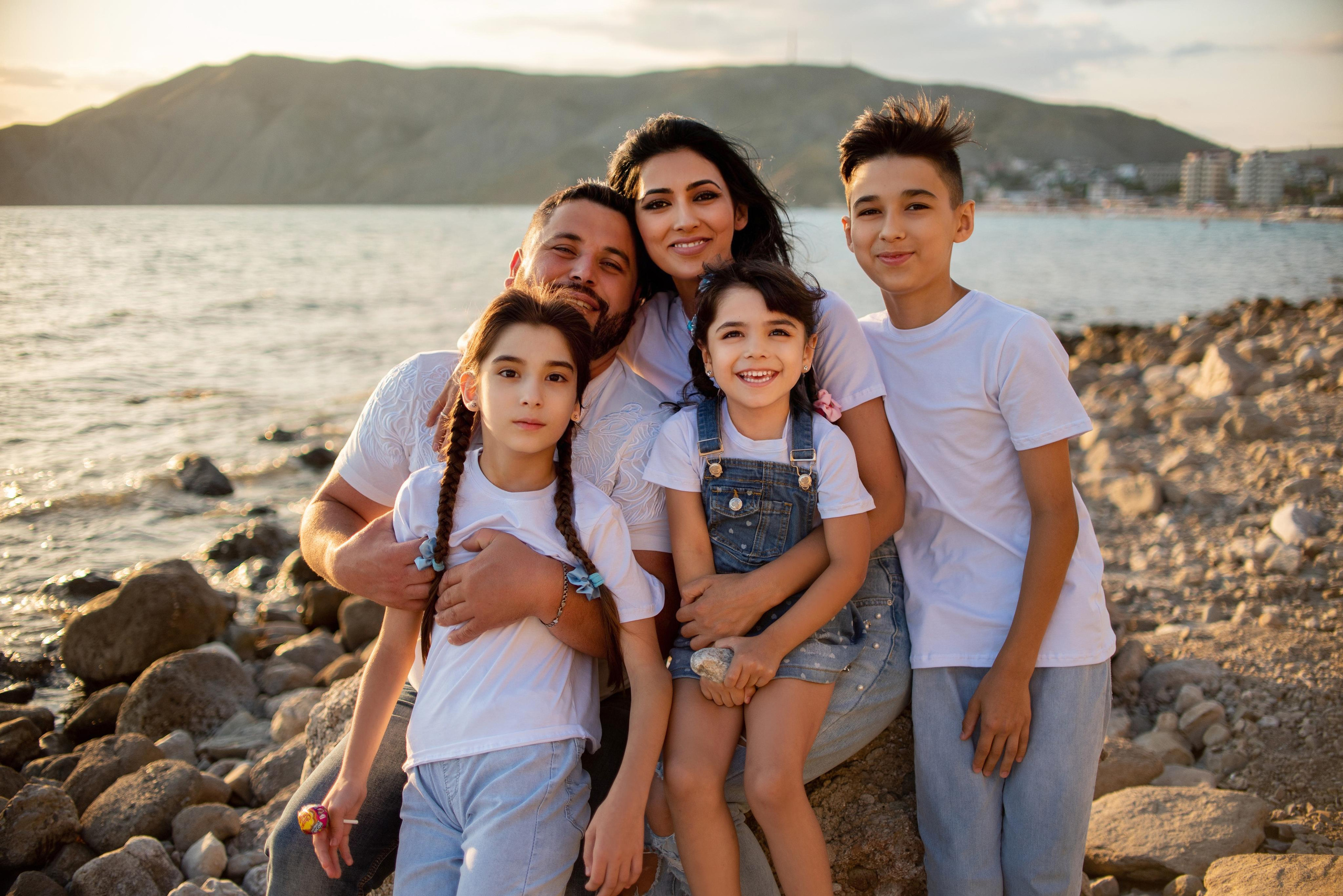 Прекрасная семья. Семейный и свадебный фотограф в Феодосии и Коктебеле