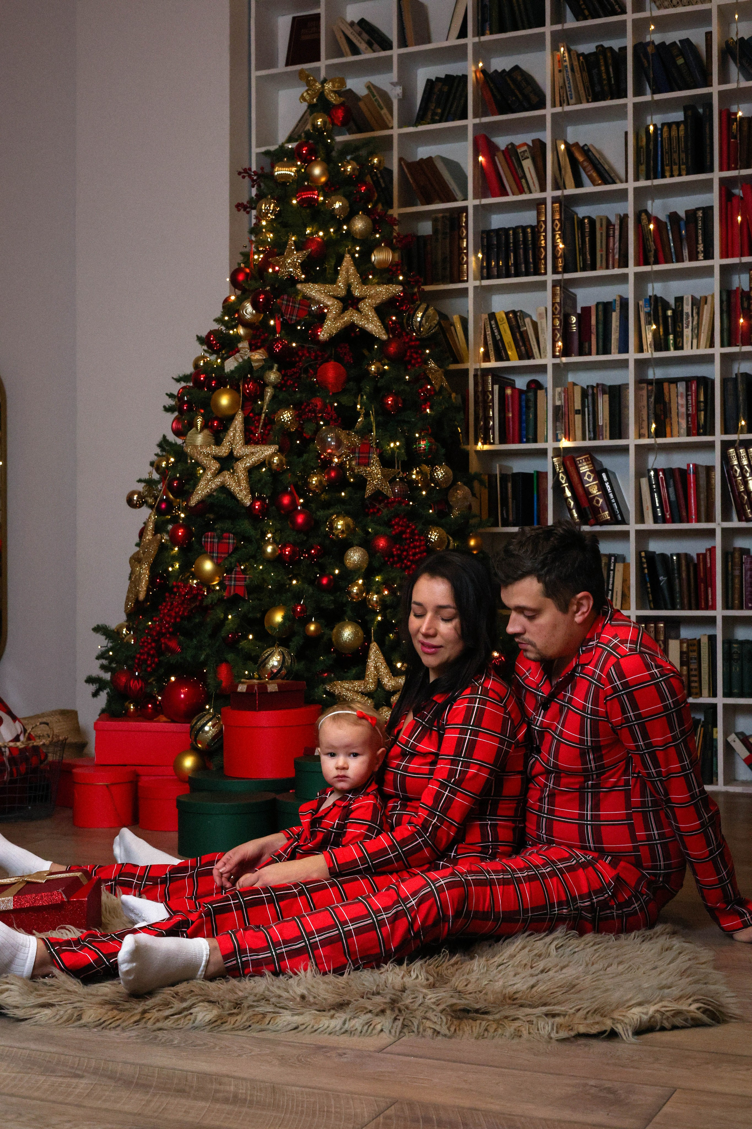 Новогодняя история «Наталья и ее семья». Фотограф в Москве Анастасия Калинина