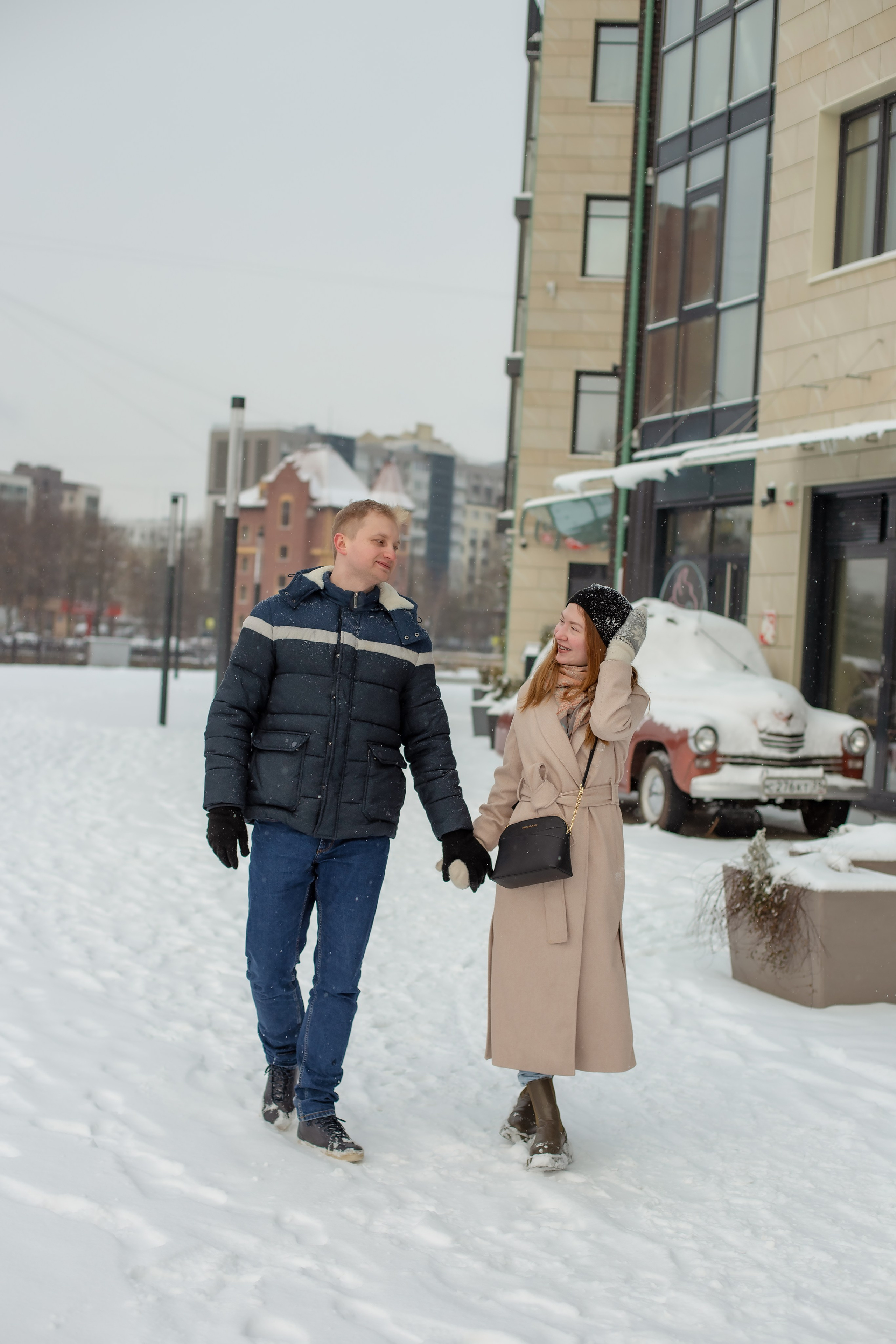 Влад и Саша. Зима. Фотограф в Калининграде Решетникова Алина
