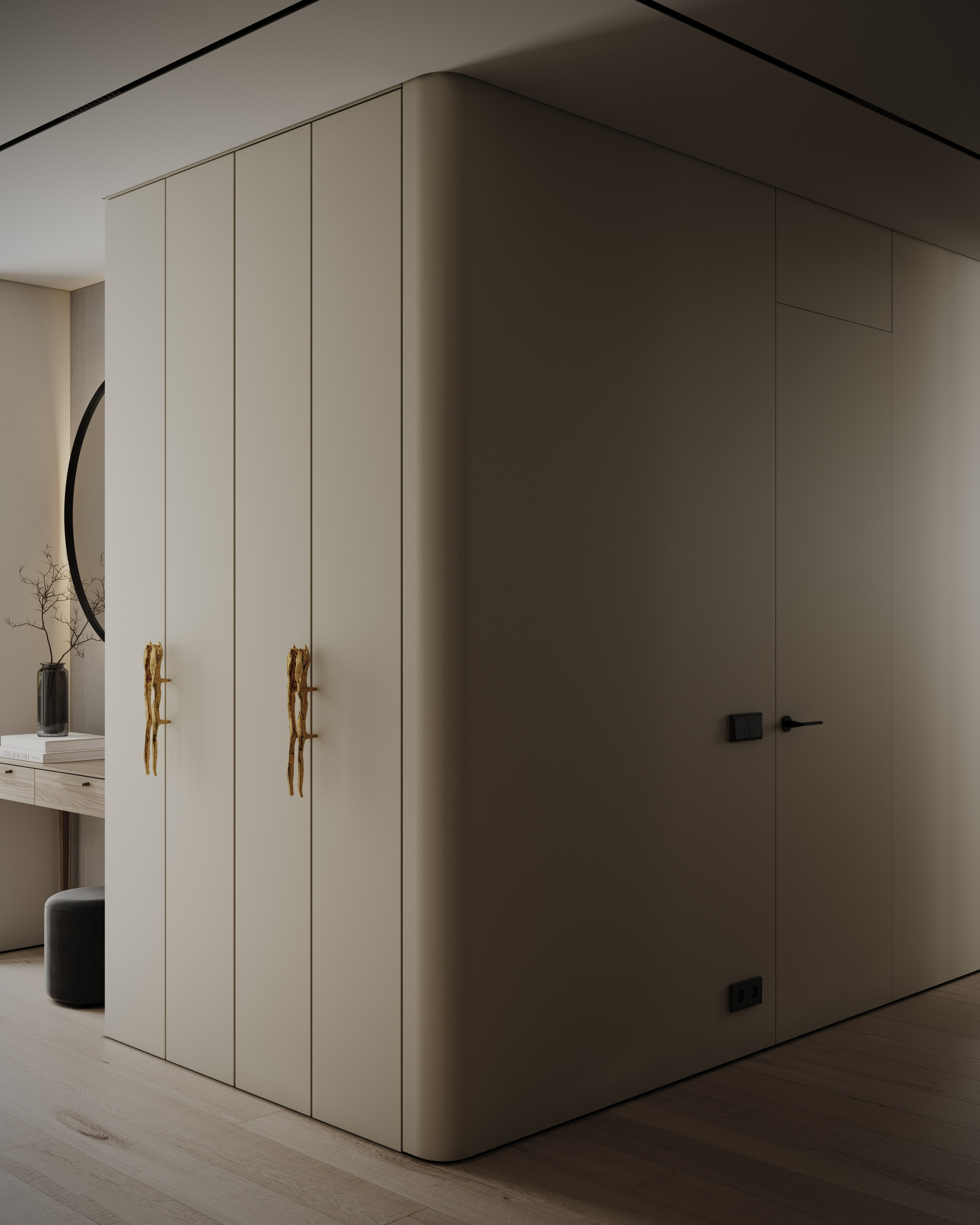 Сибирский дом. Визуализации интерьера