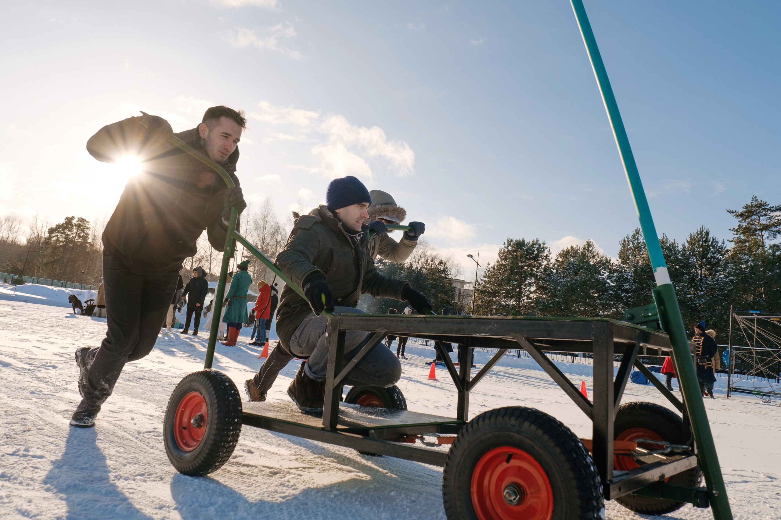 Зимние игры. Свадебный и семейный фотограф Ксения Ржевская (Митрохина)