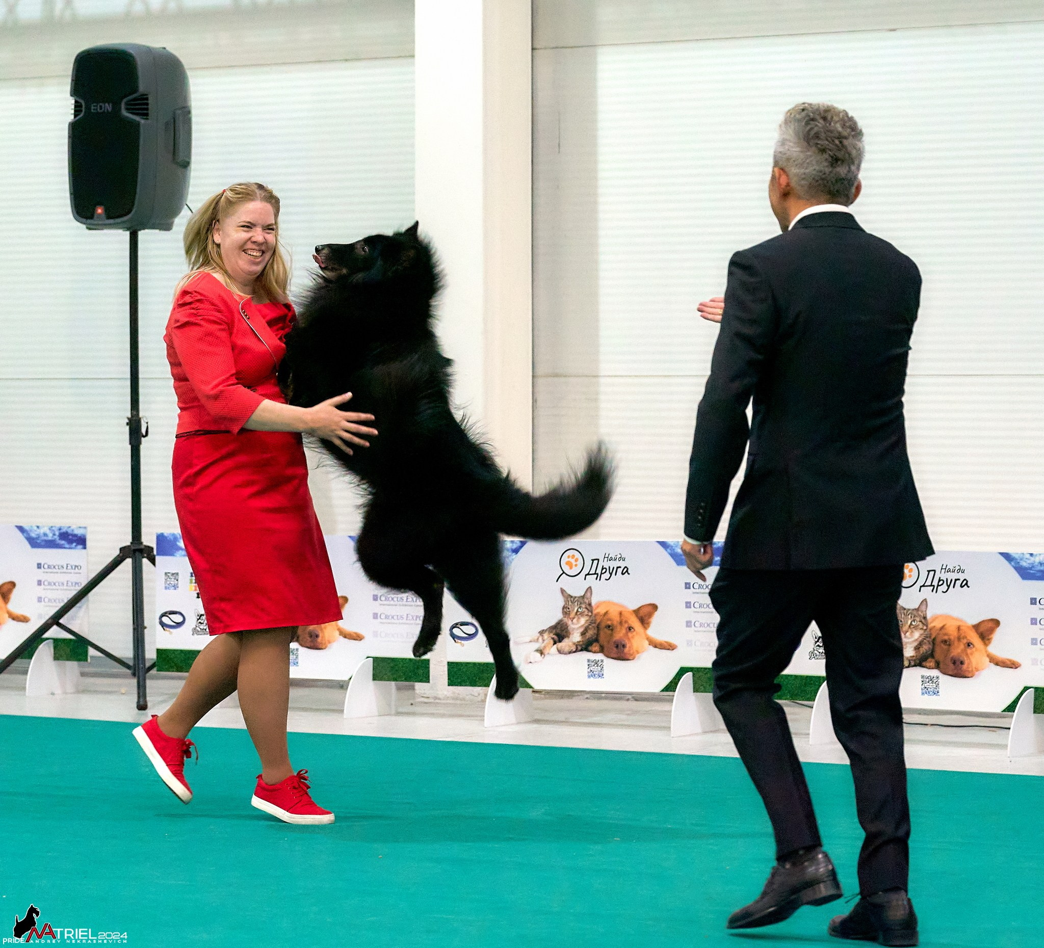 Съемка на выставке в Крокус