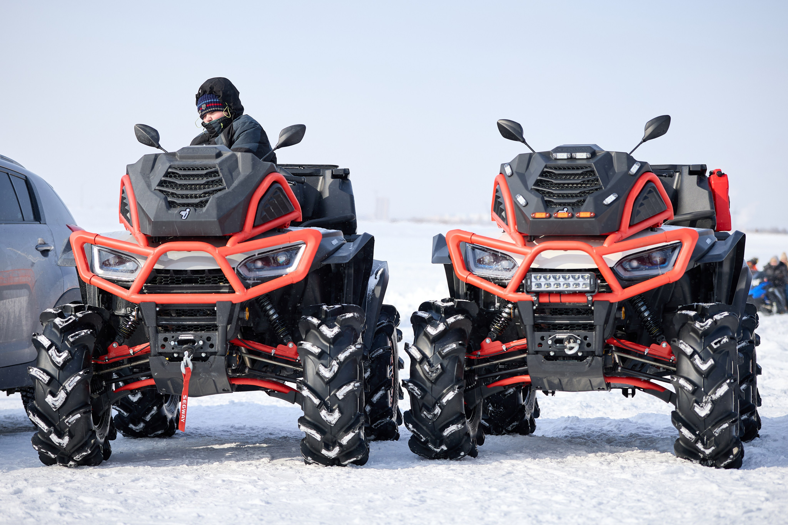 Топим Лёд — 2026. Соревнования на квадроциклах. Фотограф в Новосибирске Алена Скокова